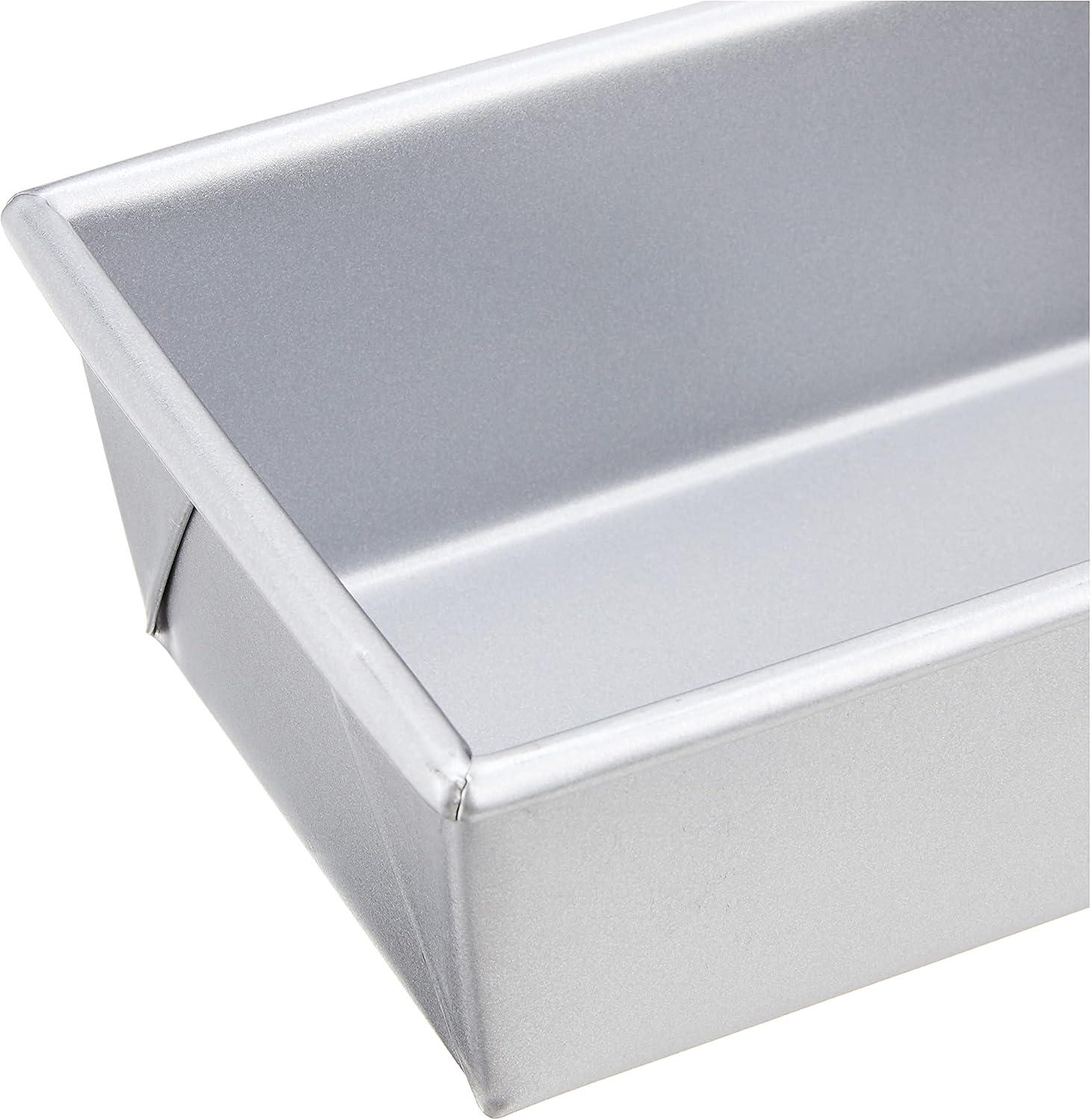 Heavy-Duty Aluminum 1-Pound Loaf Pan for Commercial Use