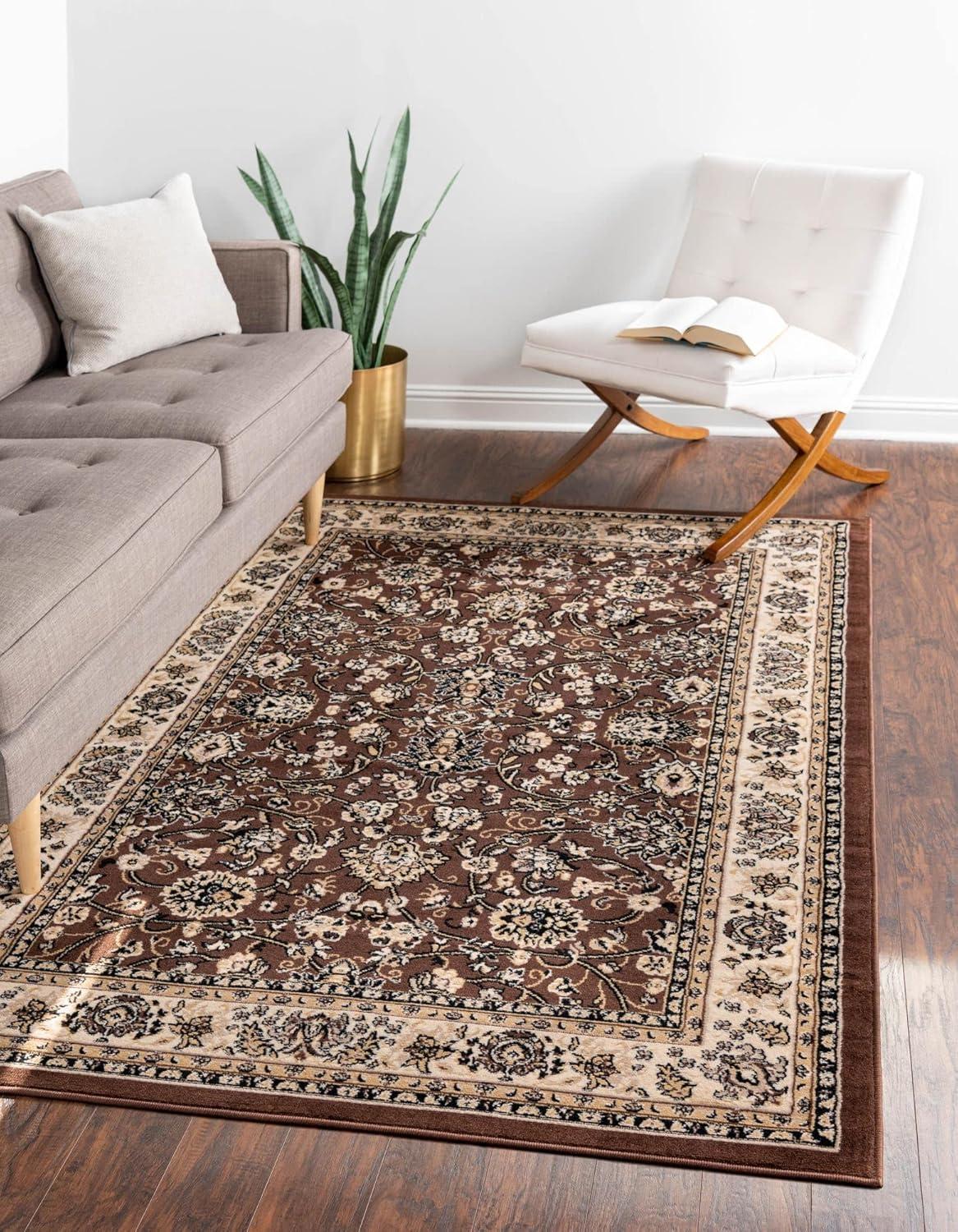 Unique Loom 9' 10 x 13' 1 Sialk Hill Washington Terracotta Area Rug