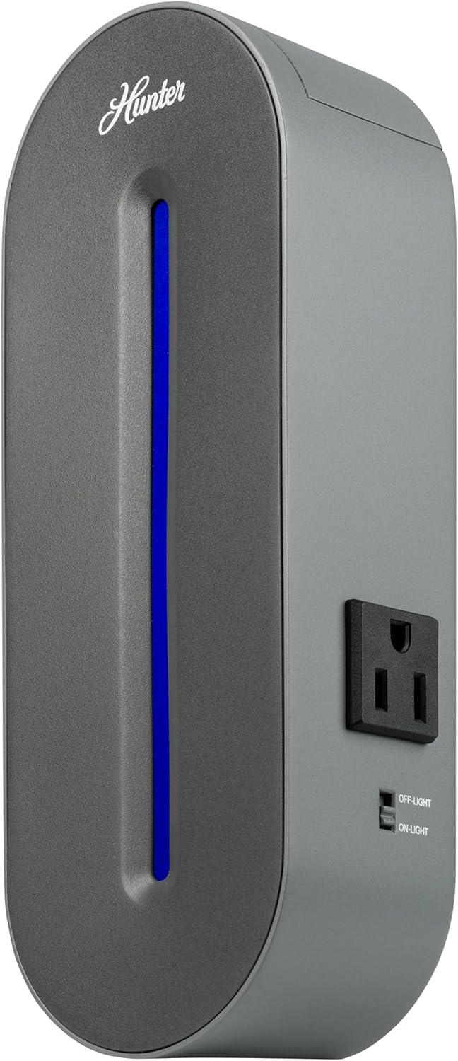 Gray Plug-in UV-C Air Sanitizer with HEPA Filter