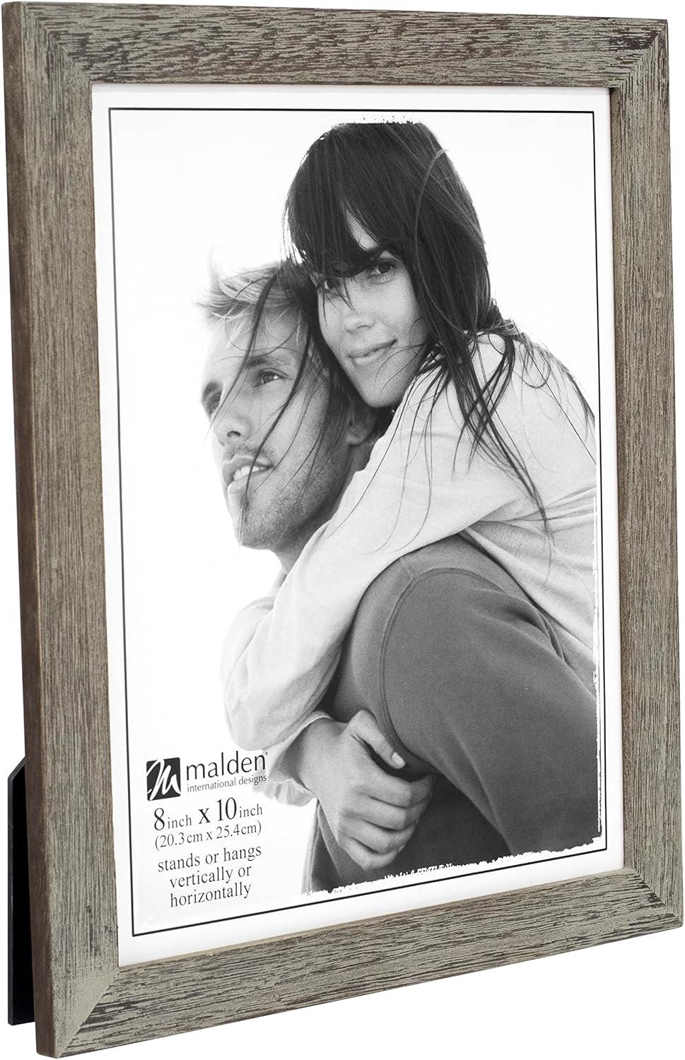 Rustic Ridge Weathered Wood 8x10 Picture Frame - Dual Orientation