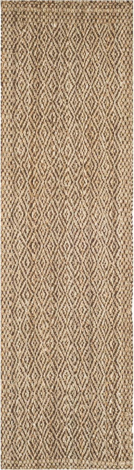 Natural Fiber NF183 Hand Woven Indoor Runner Rug - Natural/Brown - 2'3"x8' - Safavieh.
