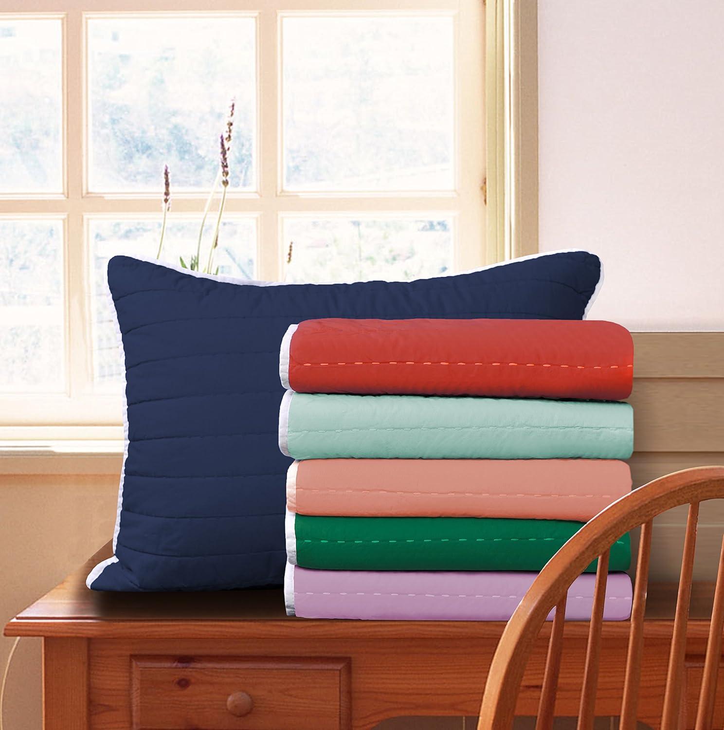 Superior Brandon Standard Cotton Traditional Reversible Quilt Set