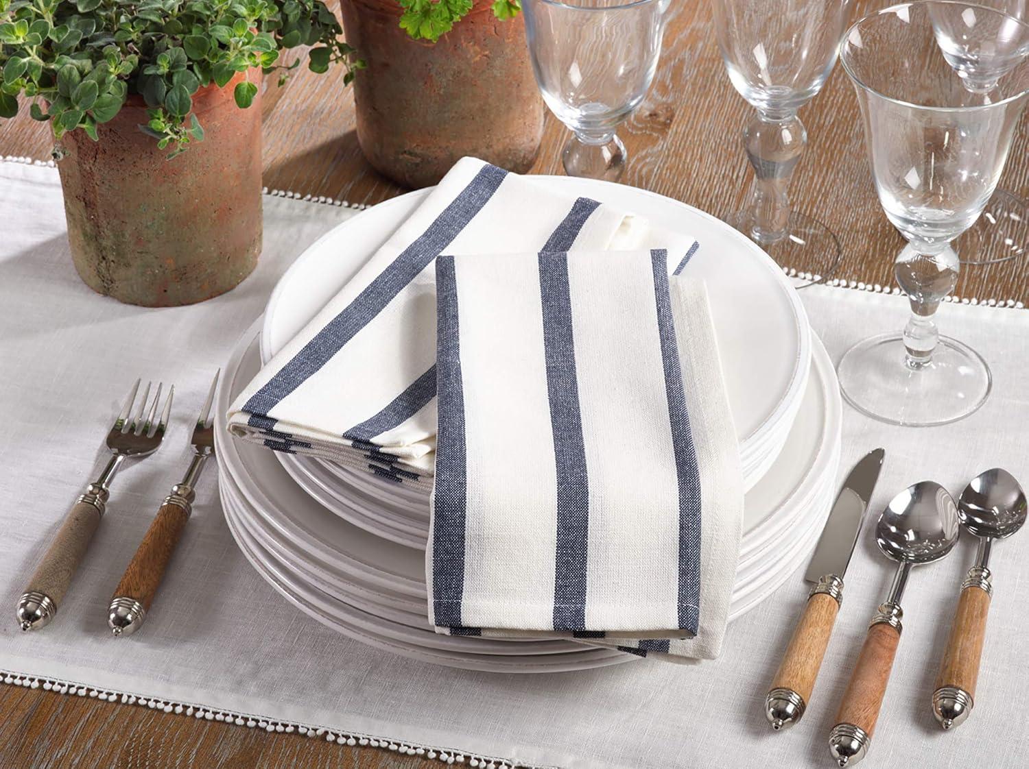 Balceta Cotton Striped Square Napkin