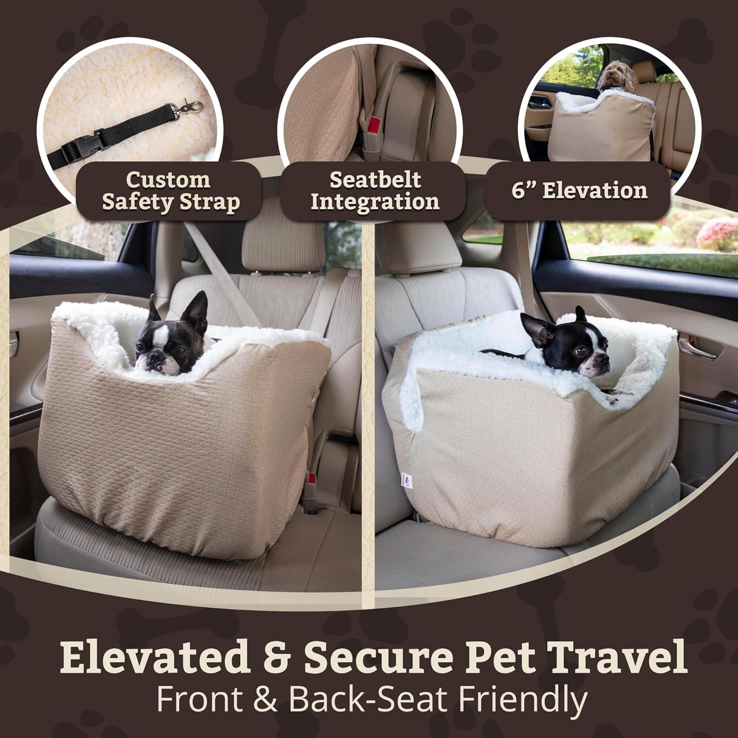 Snoozer Pet Products Snoozer Microsuede Lookout 1 Dog Car Seat