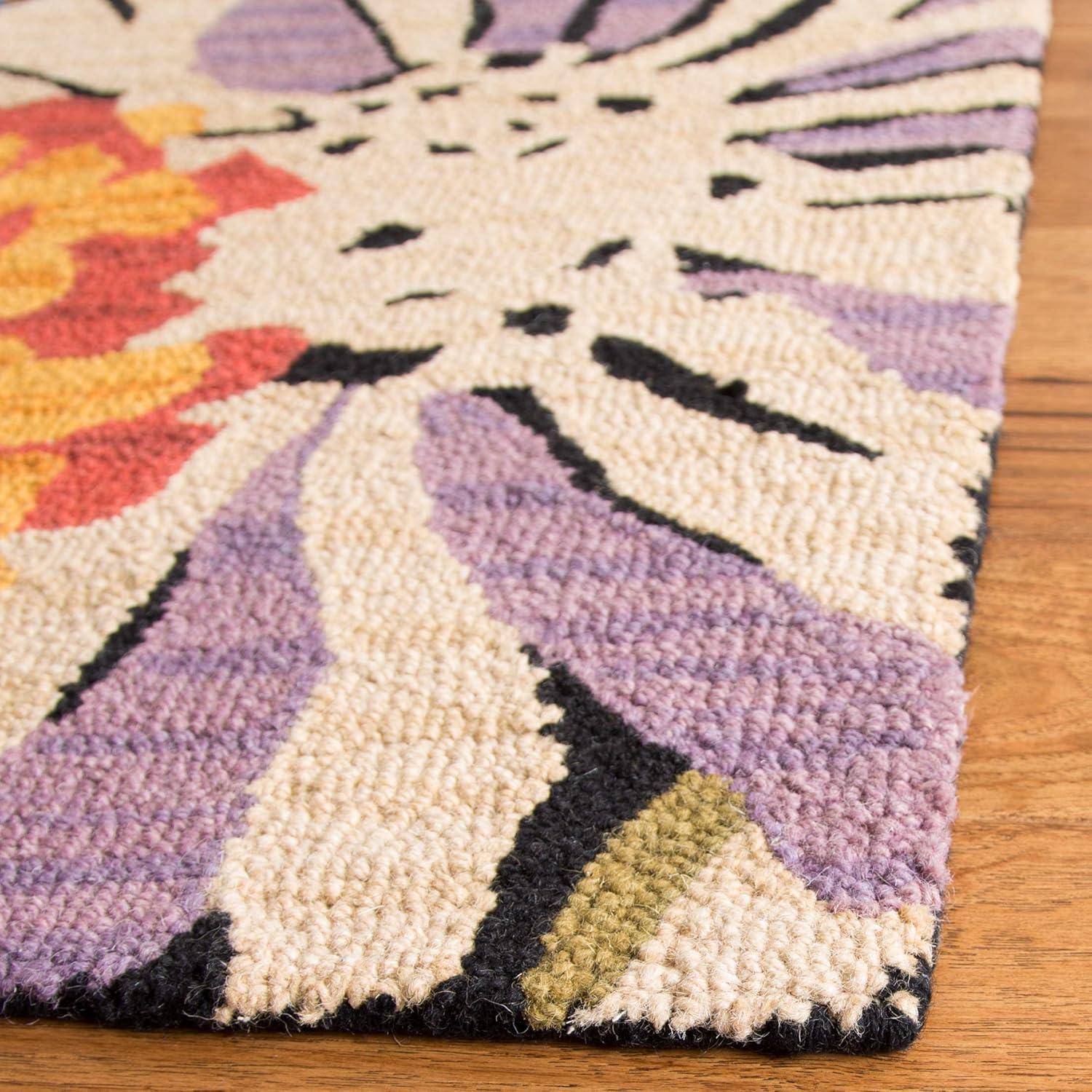 Arber Hand Tufted Wool Floral Rug