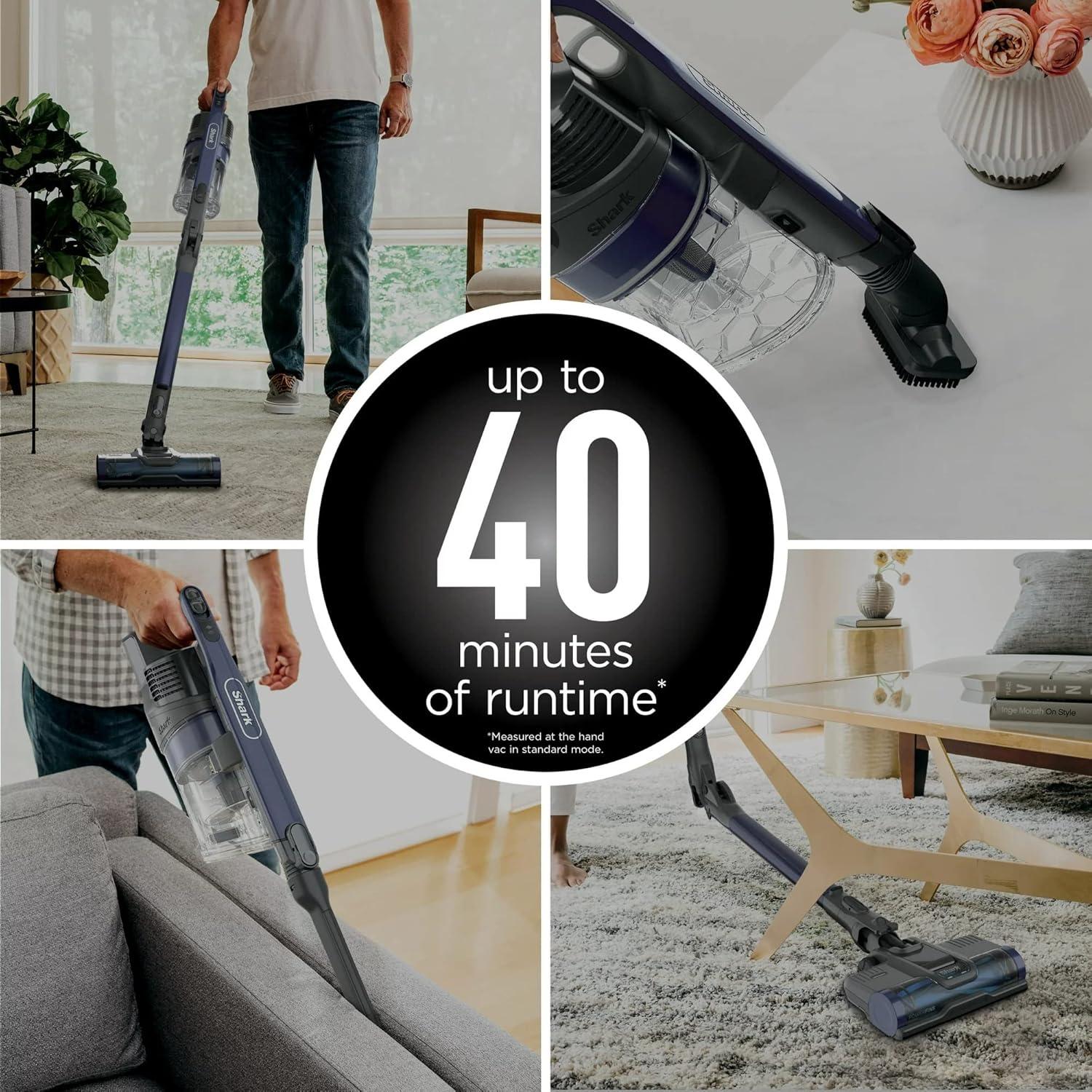 Shark Pet Pro Cordless Stick Vacuum with MultiFLEX, Blue, IZ340H