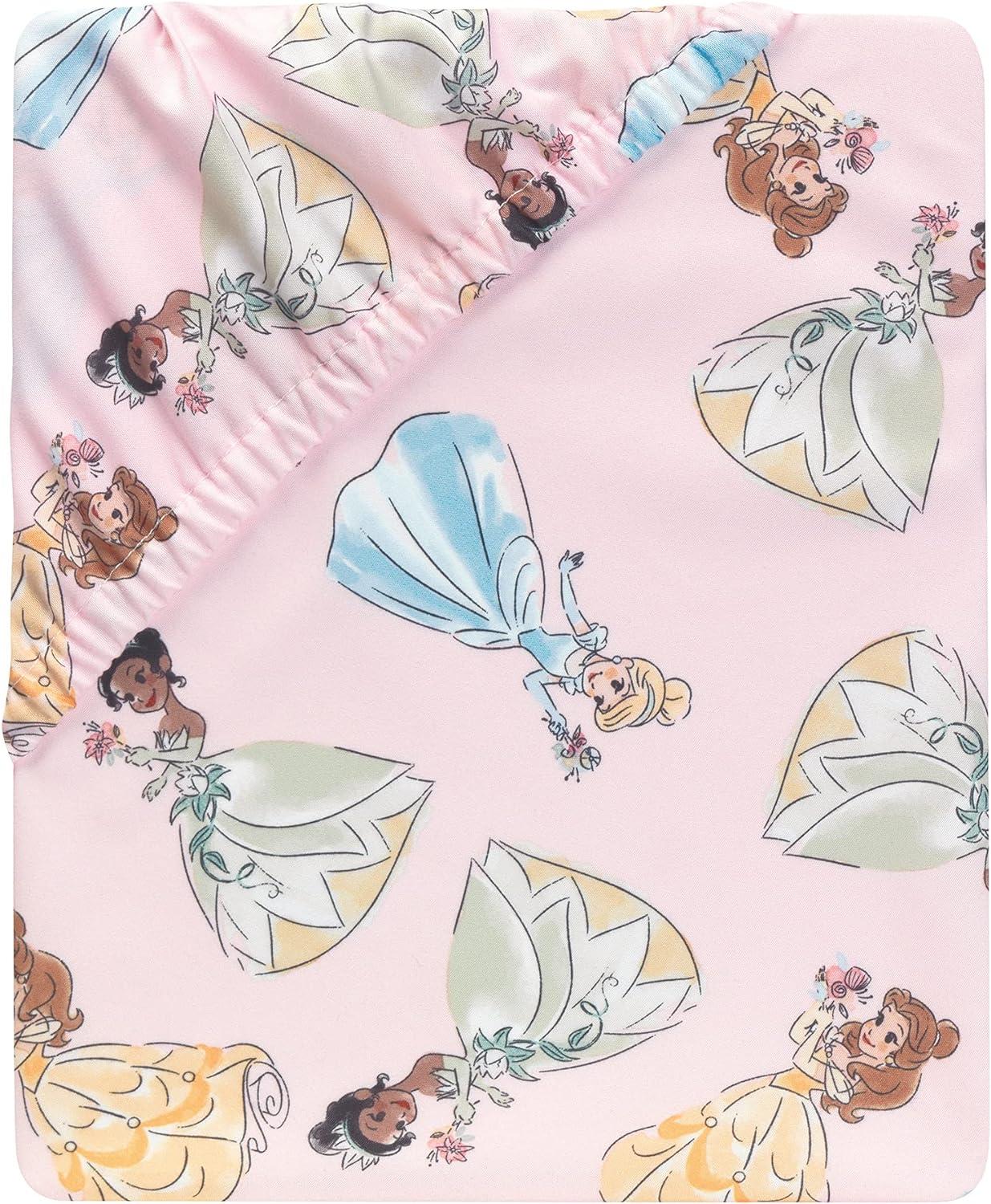 Lambs & Ivy Disney Baby Princesses Fitted Crib Sheet