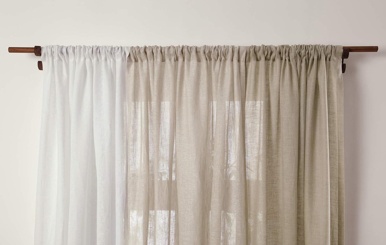 Sheer Curtain with Rod Pocket