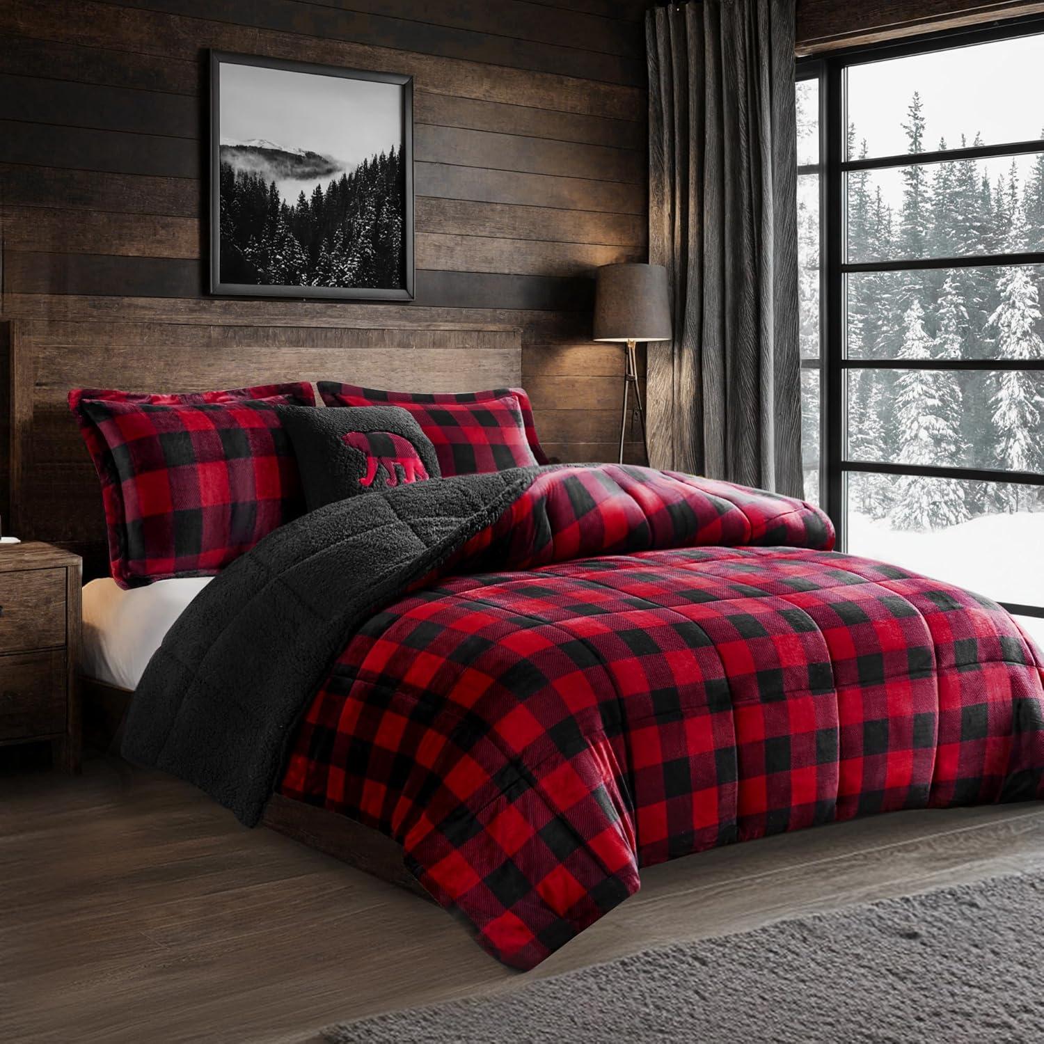 Woolrich Woolrich Alton Plush to Sherpa Down Alternative Comforter Set