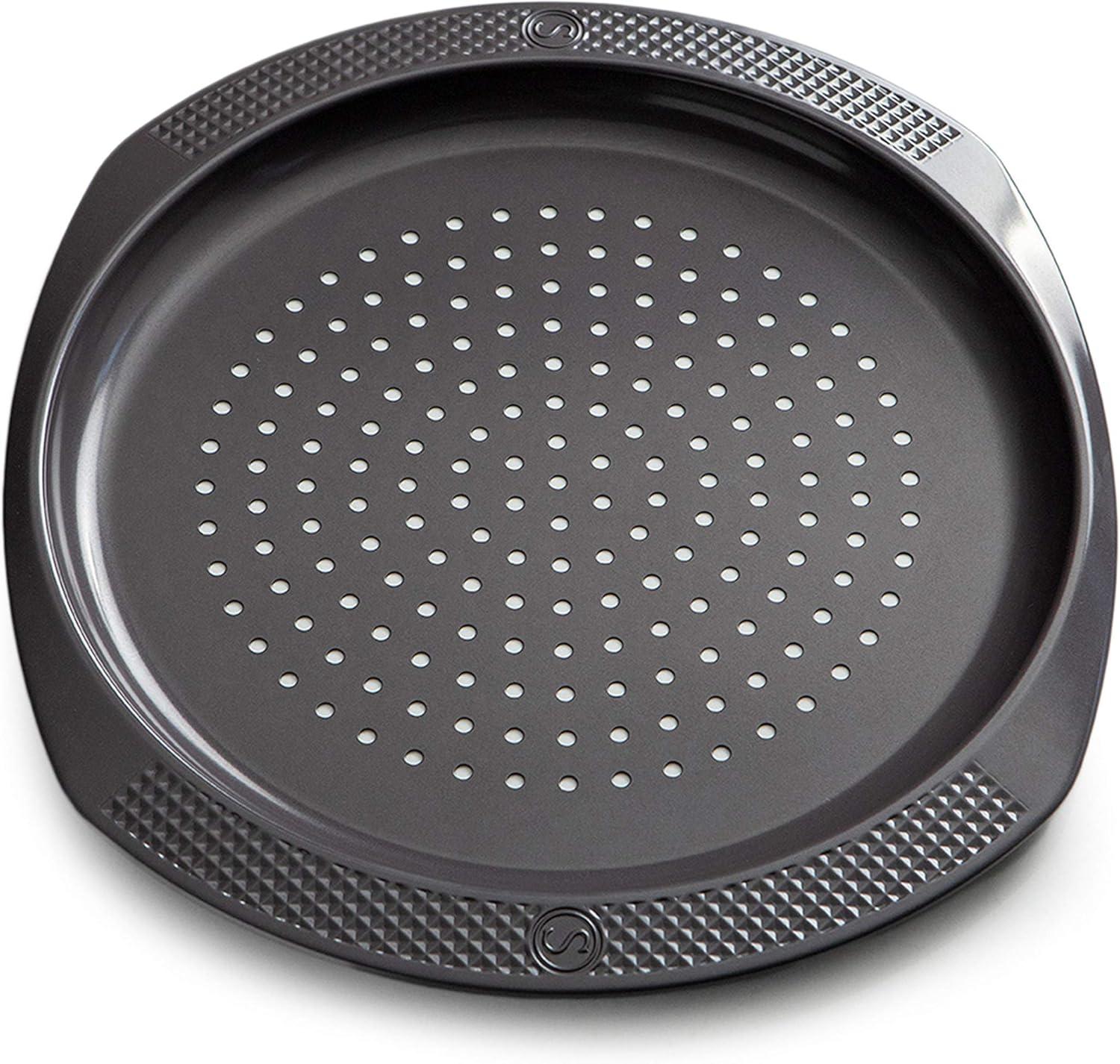 12-Inch Pizza Pan, Non-stick, Warp-resistant Carbon Steel, Dishwasher Safe, Artisan Bakeware Series