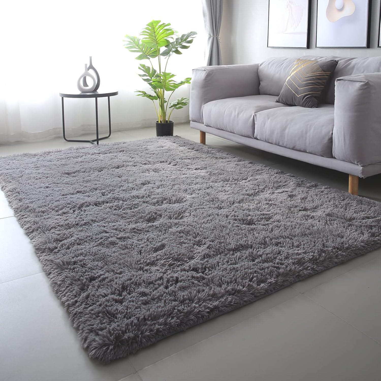 nuLOOM Cloud Shag Accent Rug, 3x5, Gray