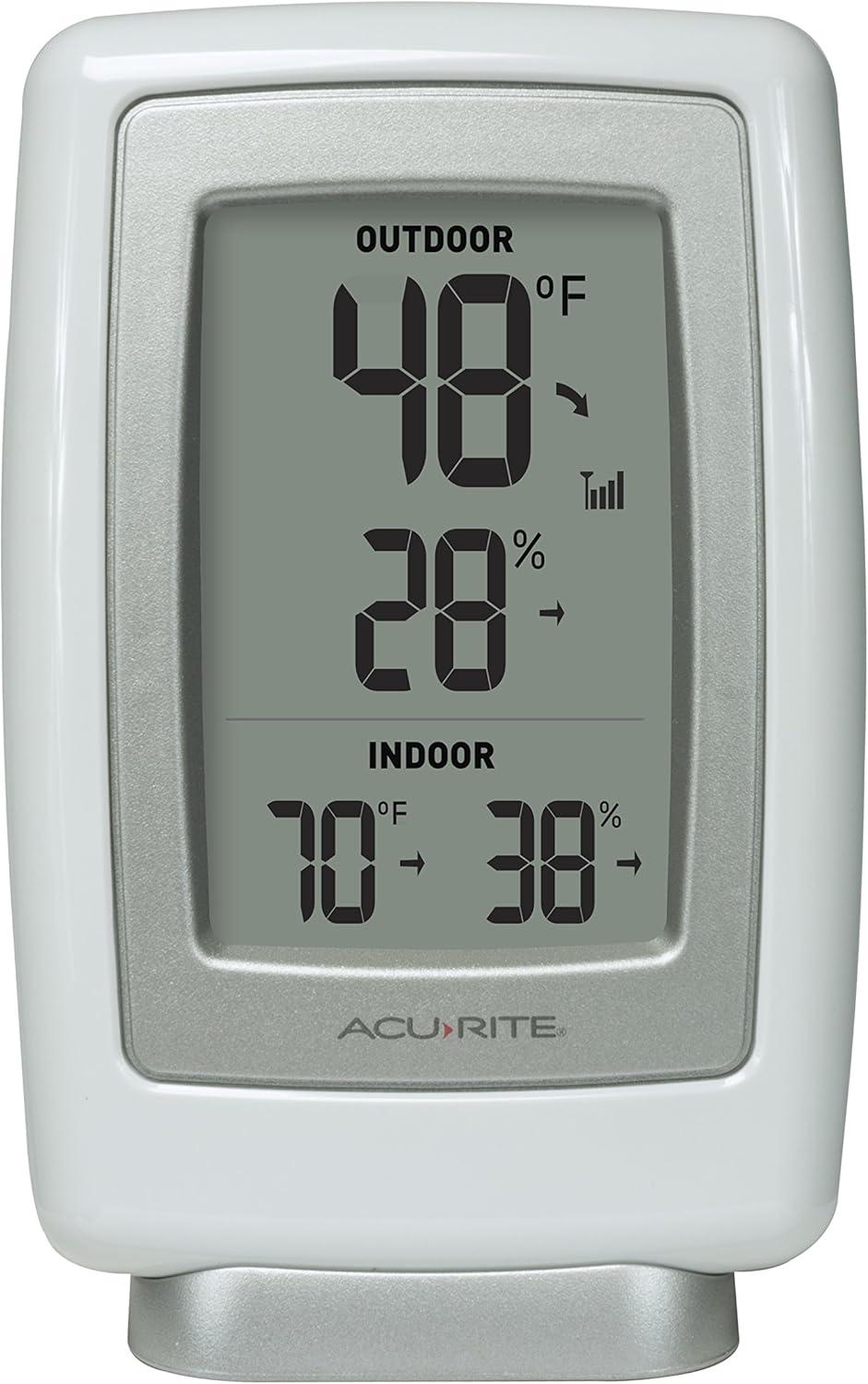 ACURITE 00611A3 Digital Thermometer,4-13/16" H,3-1/2" W G7428596ACURITE 00611A3 Digital Thermometer,4-13/16" H,3-1/2" W