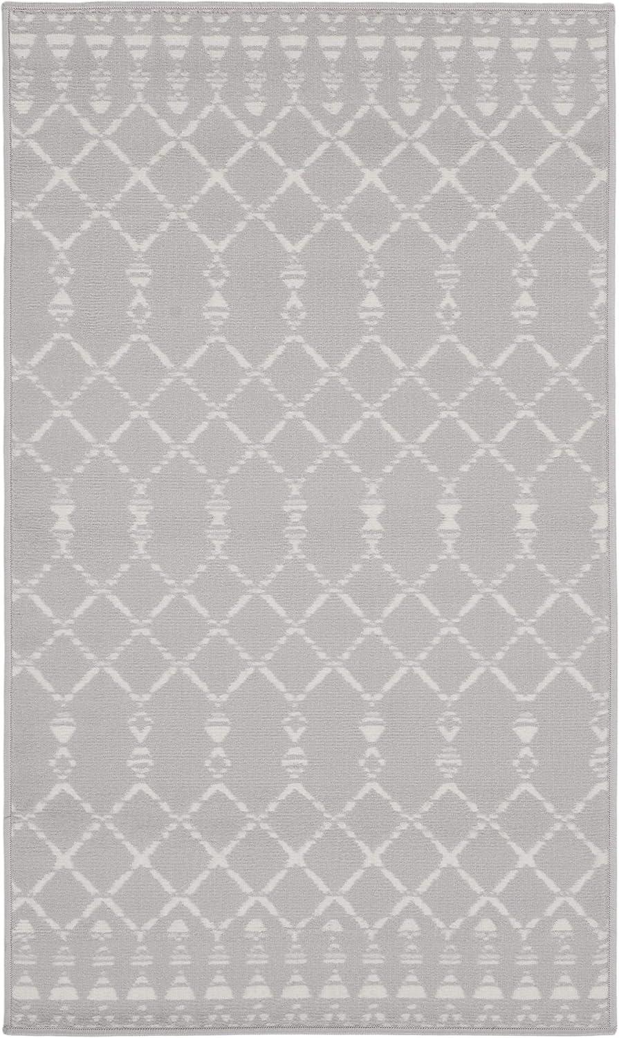 Nourison Whimsicle WHS02 Indoor only Area Rug - Grey 3' x 5'