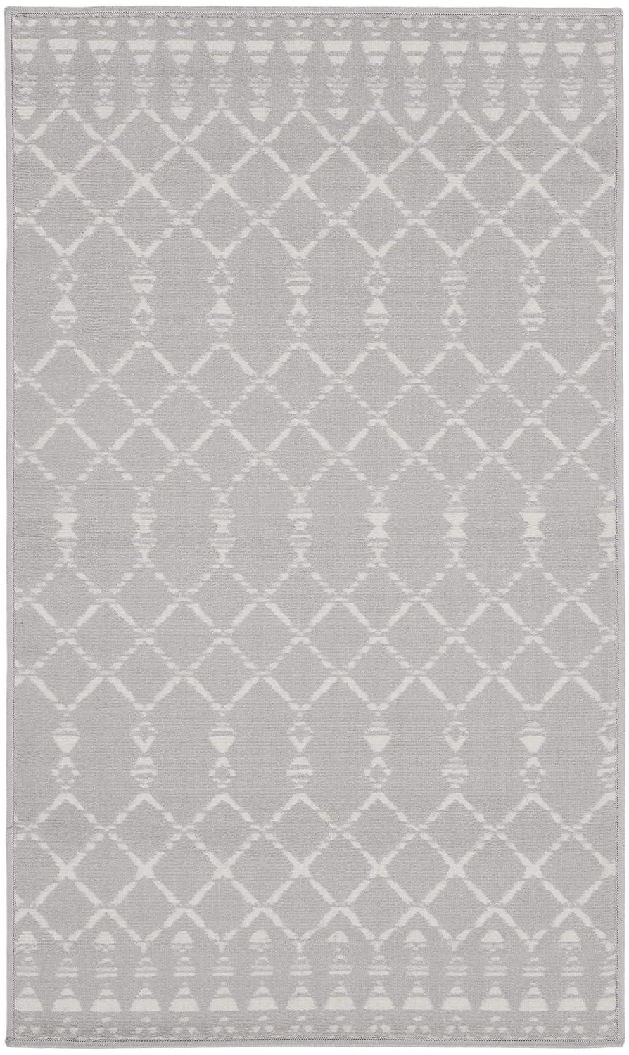 Nourison Whimsicle WHS02 Indoor only Area Rug - Grey 3' x 5'