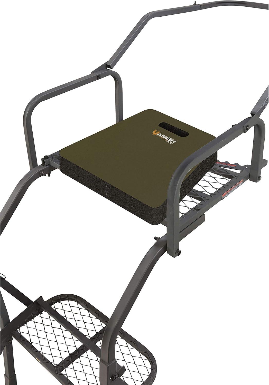 Vanish Foam Cushion, 14"L x 13"W x 2"H, Olive Green