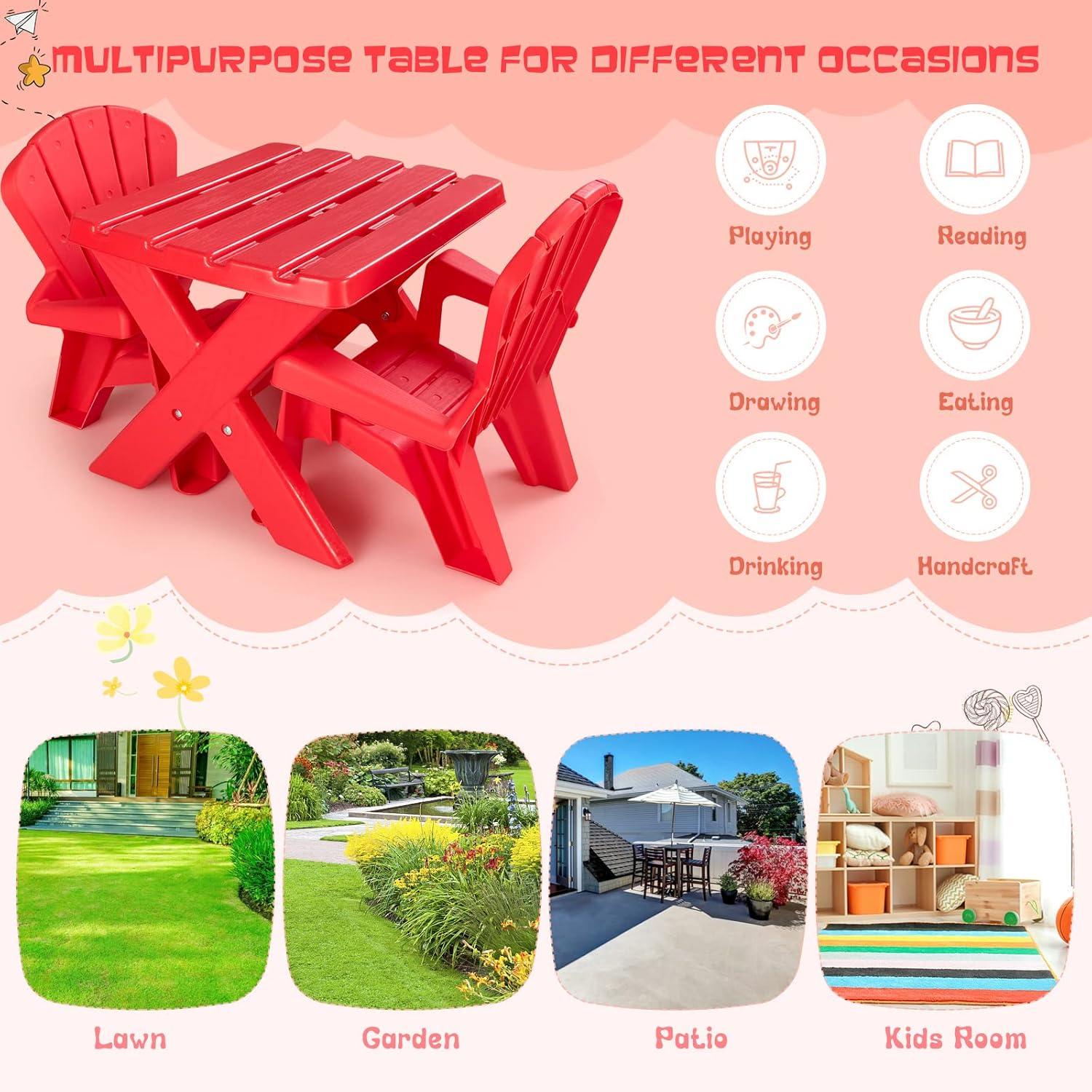 Zoomie Kids Najera Kids Play Or Activity Table and Chair Set