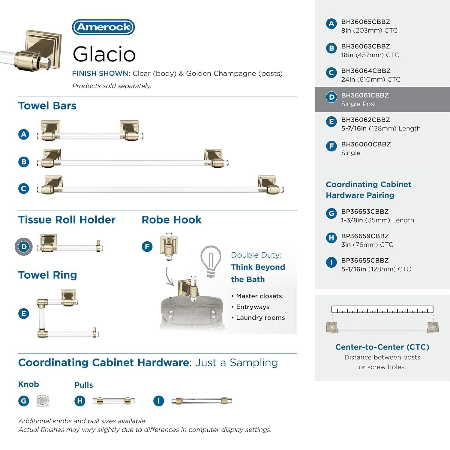 Glacio Wall Mount Toilet Paper Holder