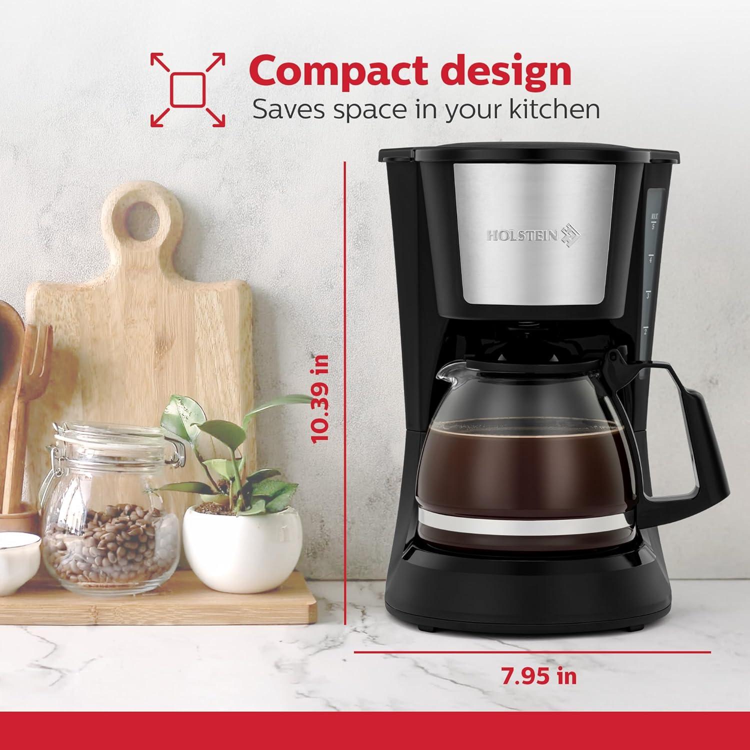 Holstein Housewares 5-Cup Coffee Maker