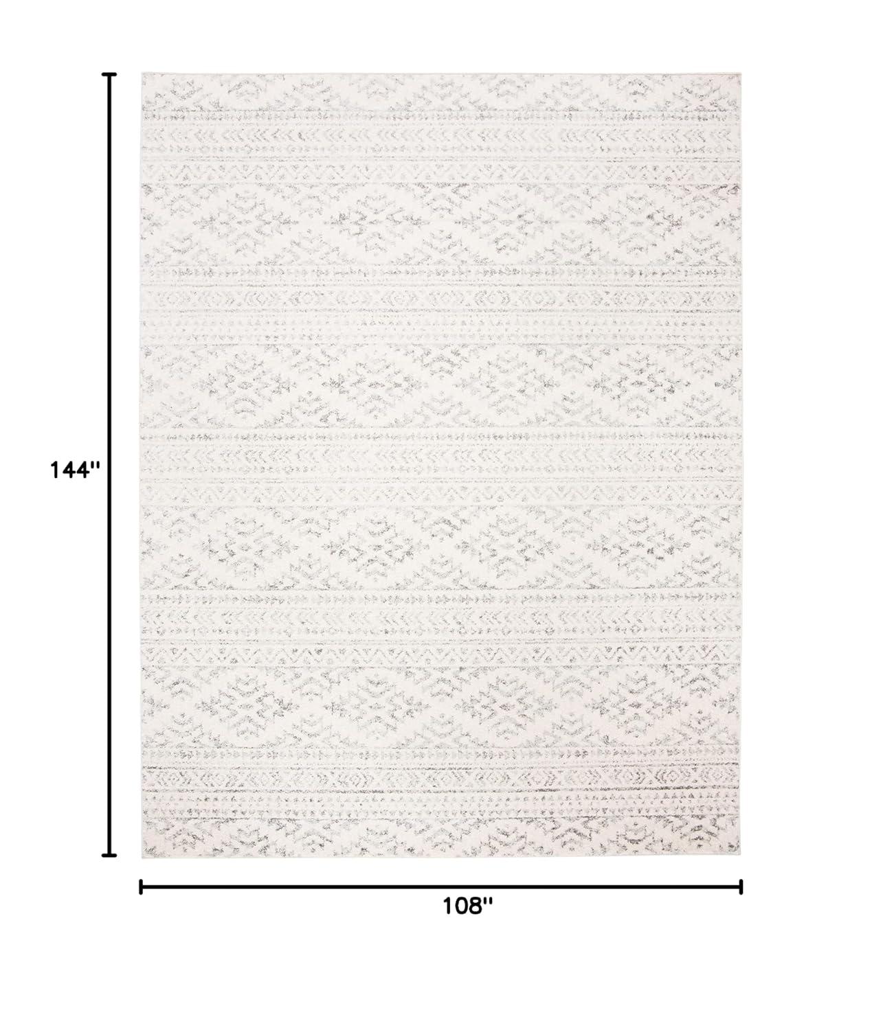 Tulum TUL272 Power Loomed Area Rug - Ivory/Grey - 8'9"x11'9" - Safavieh.