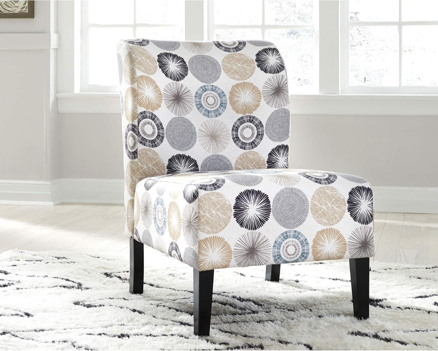 Signature Design by Ashley Casual Triptis Accent Chair  Gray/Tan