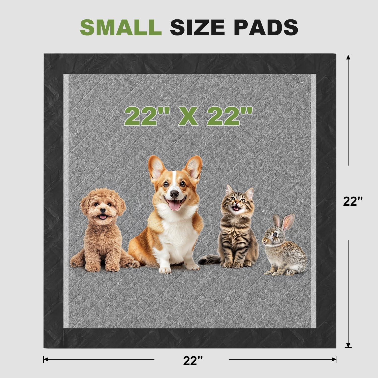 Gardner Pet Pee Pads for Dogs - 28 x 34 inchs - 100 Count - Activated carbon - Leak-Proof & Odor-Control - Full Edge Wrapping Pad