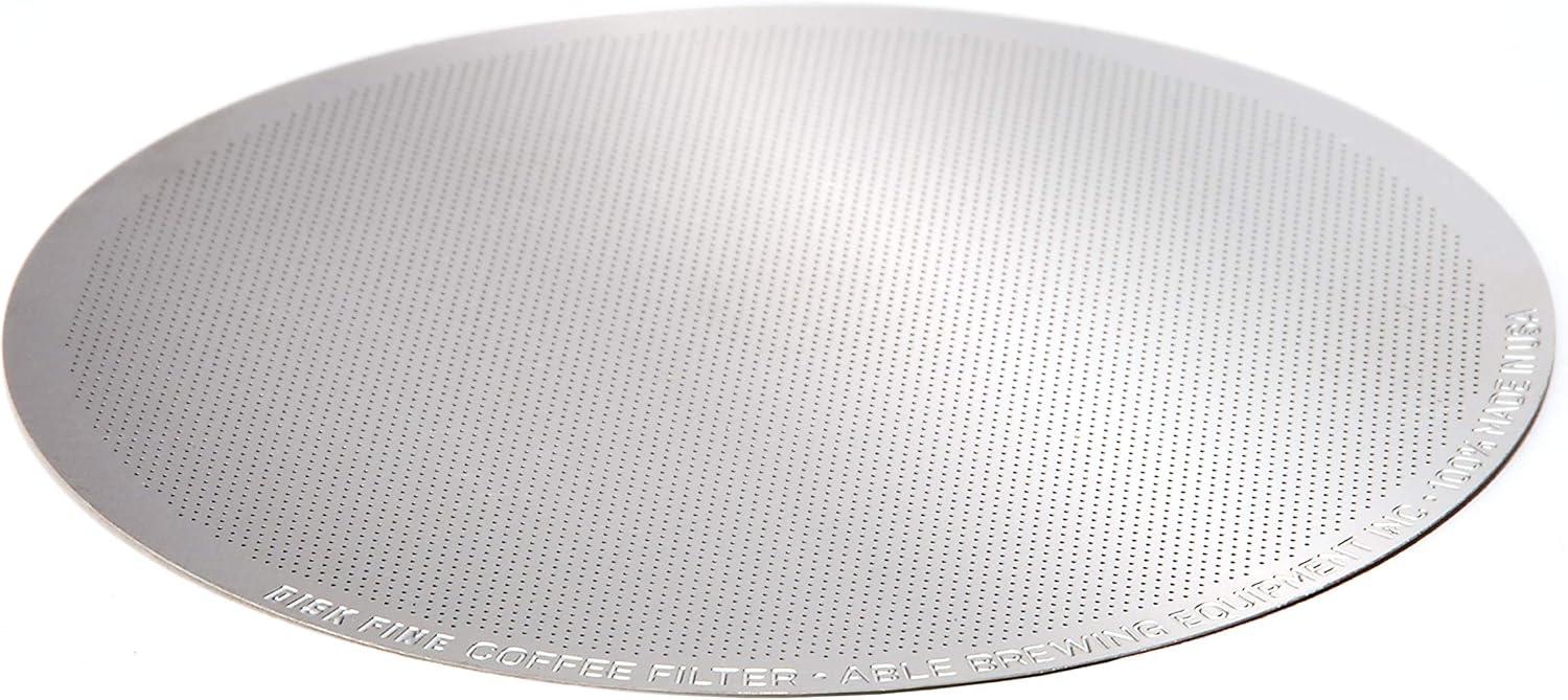 Able Disk (Fine) for Aeropress: The Original Reusable Stainless Steel Coffee Filter - USA Made