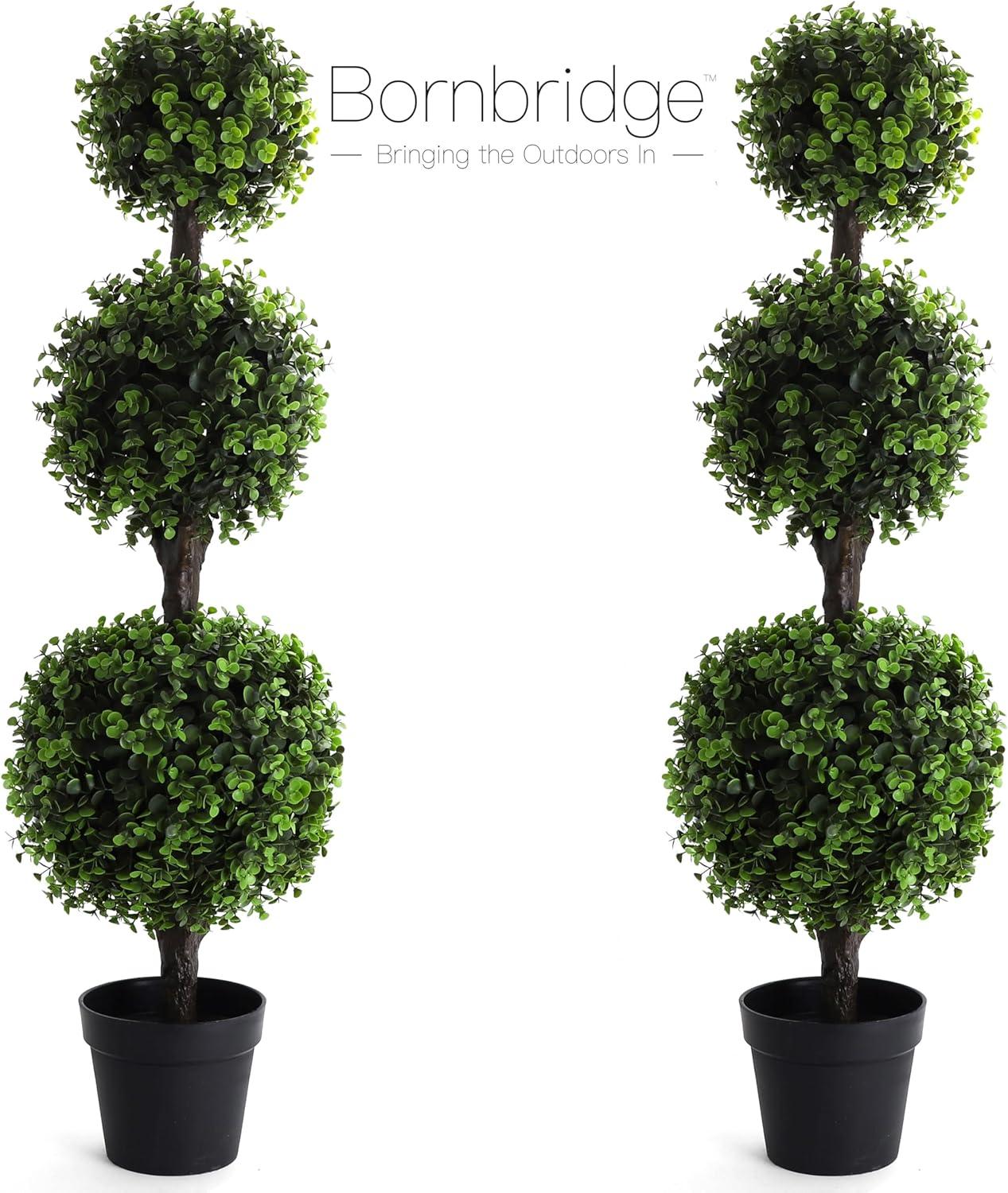 Bornbridge 46'' Faux Succulent Topiary in Freestanding