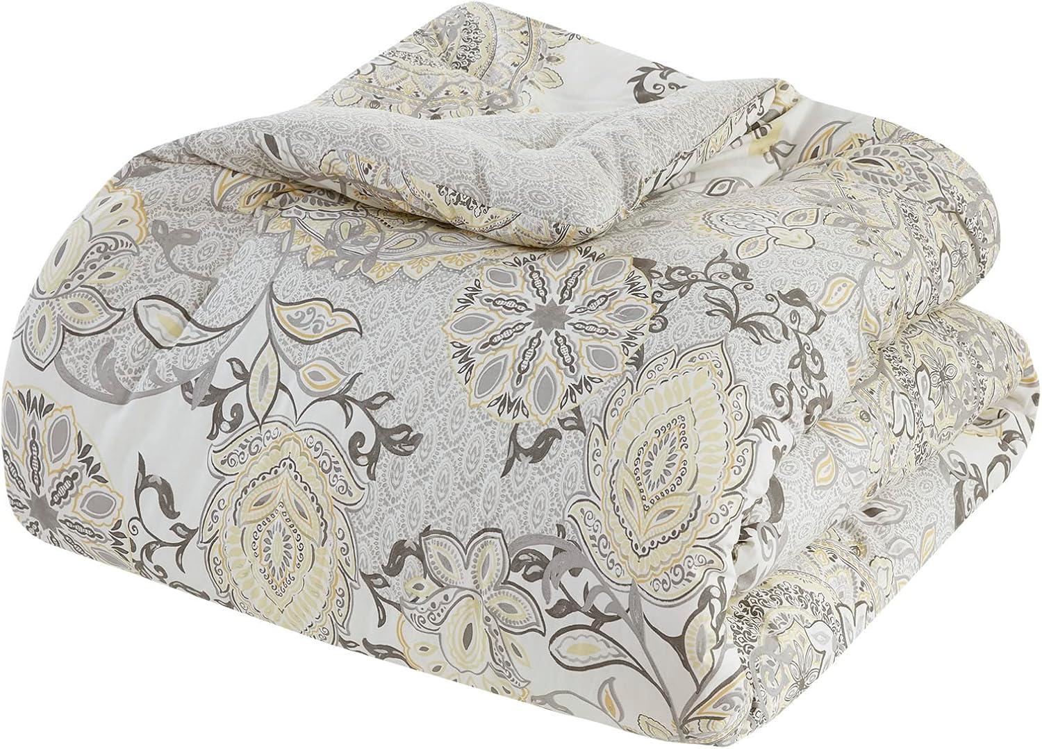 Isla 8 Piece Reversible Cotton Floral Comforter Set