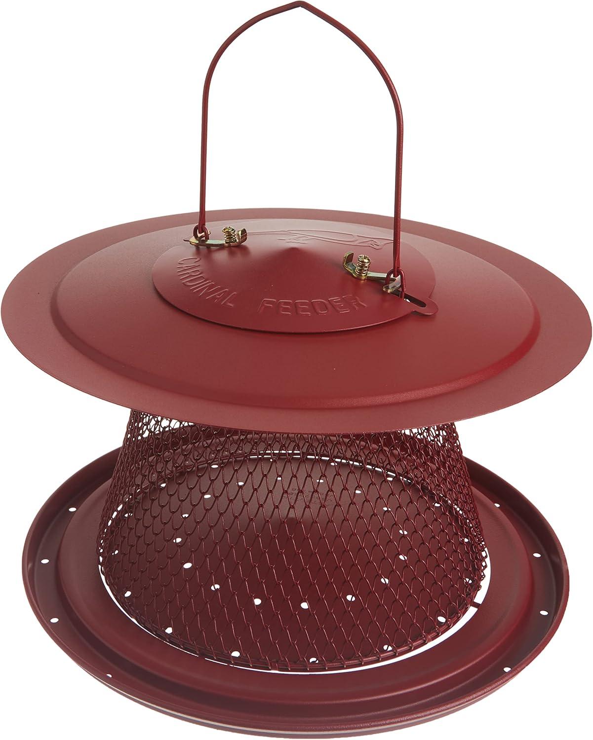Perky-Pet Red Cardinal Wild Bird Feeder - 2.5 lb Capacity