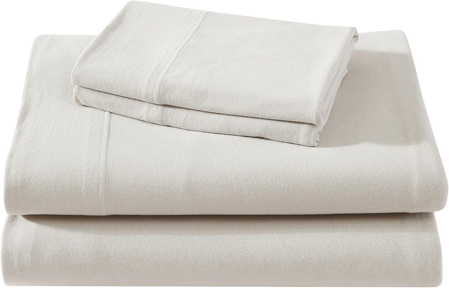 Cotton Blend Jersey Knit Sheet Set