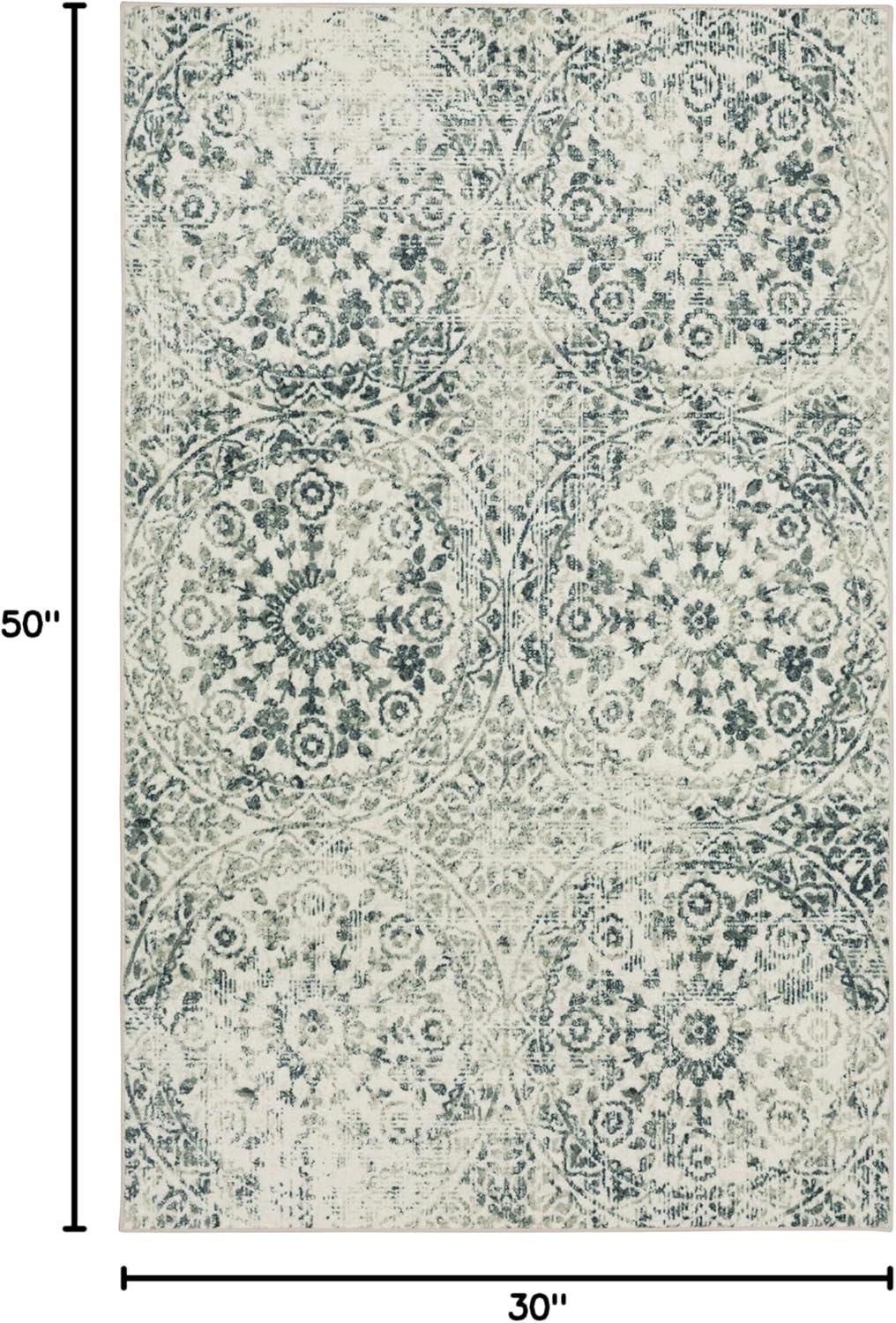 Mohawk Home Navy Juniper Area Rug (2'6"x4'2") (Z0477 A405 030050 EC)