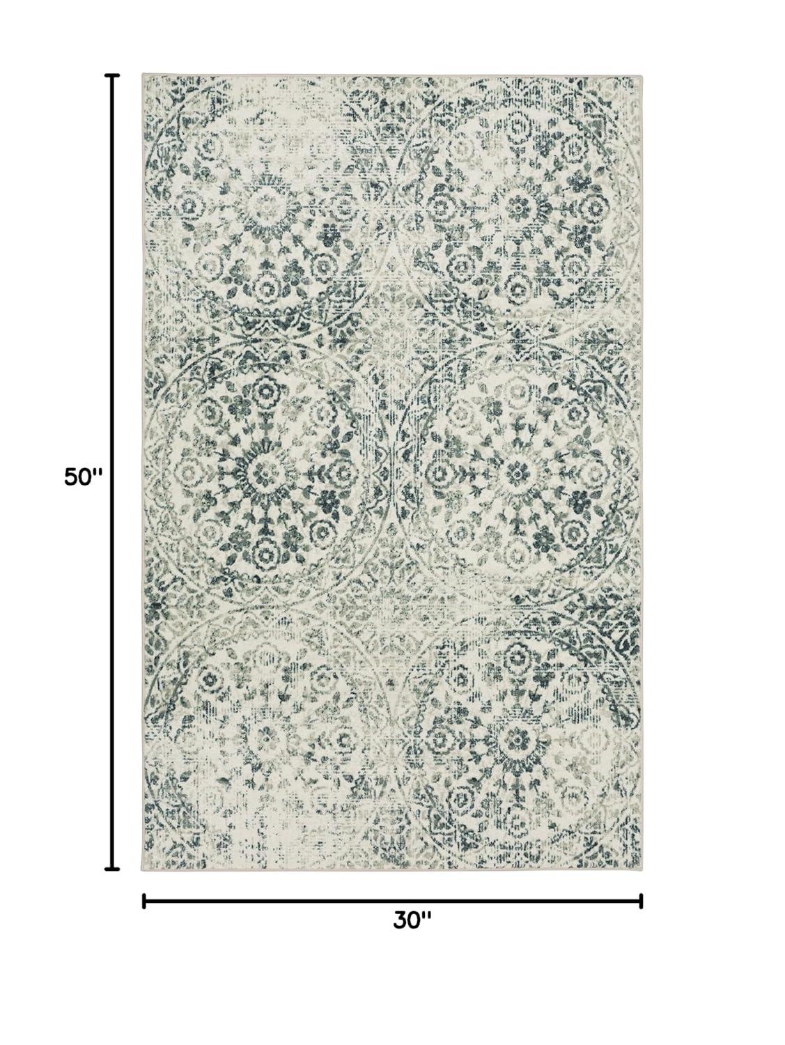 Mohawk Home Navy Juniper Area Rug (2'6"x4'2") (Z0477 A405 030050 EC)