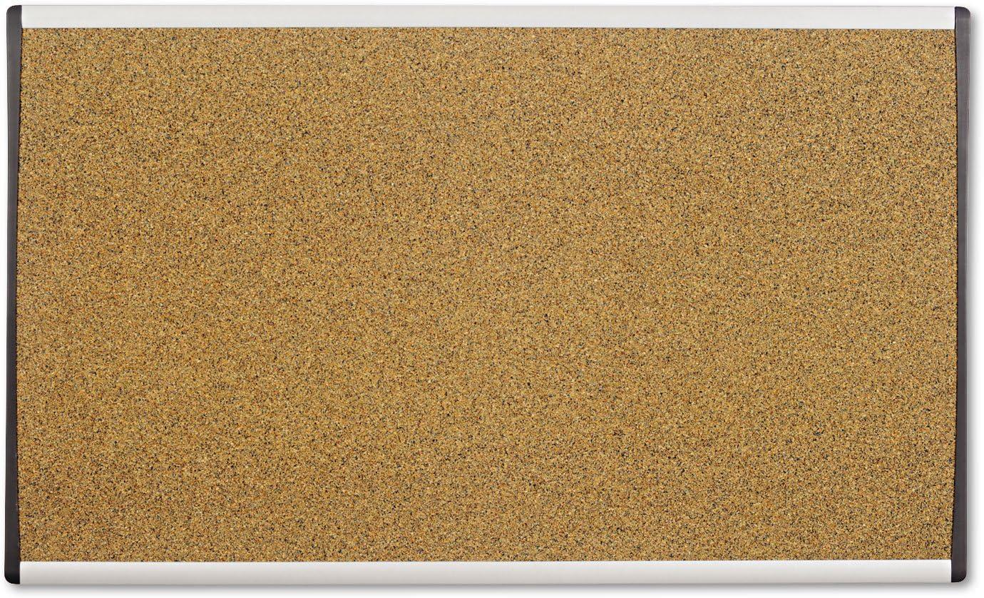 Quartet ARC Frame Cork Cubicle Board 18 x 30 Tan Aluminum Frame ARCB3018