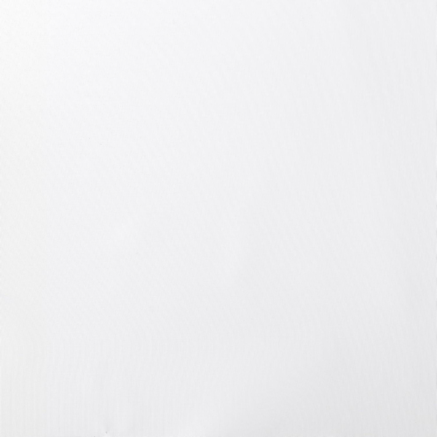 59"x216" No. 918 Sheer Emily Voile Rod Pocket Window Curtain Scarf White: Transitional Indoor Decor, Machine Washable