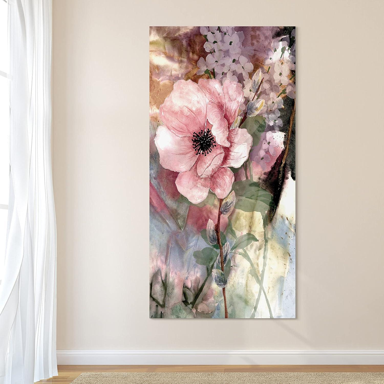 Empire Art Direct " Pastel Fleur I&II " 2 - Pieces Painting Print