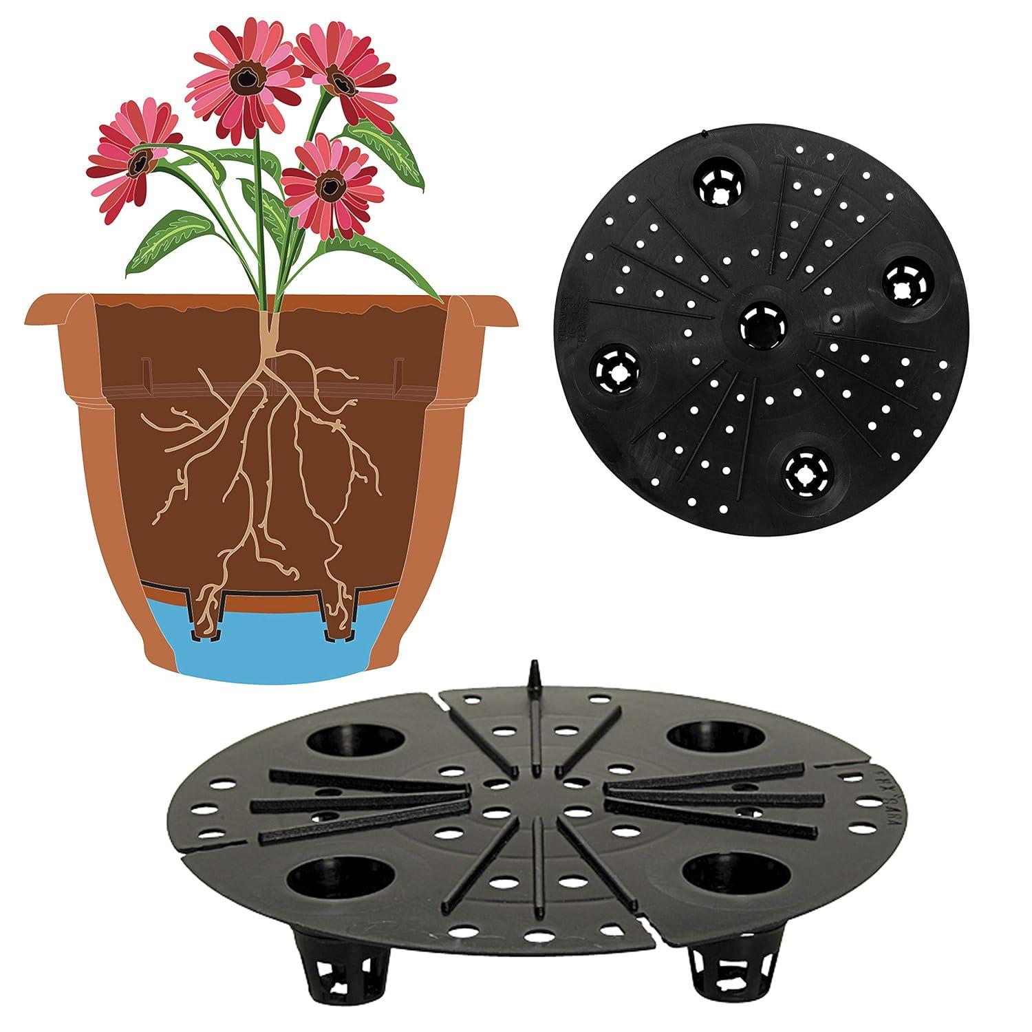 Bloem Ariana Traditional Self-Watering Indoor/Outdoor Pot Planter