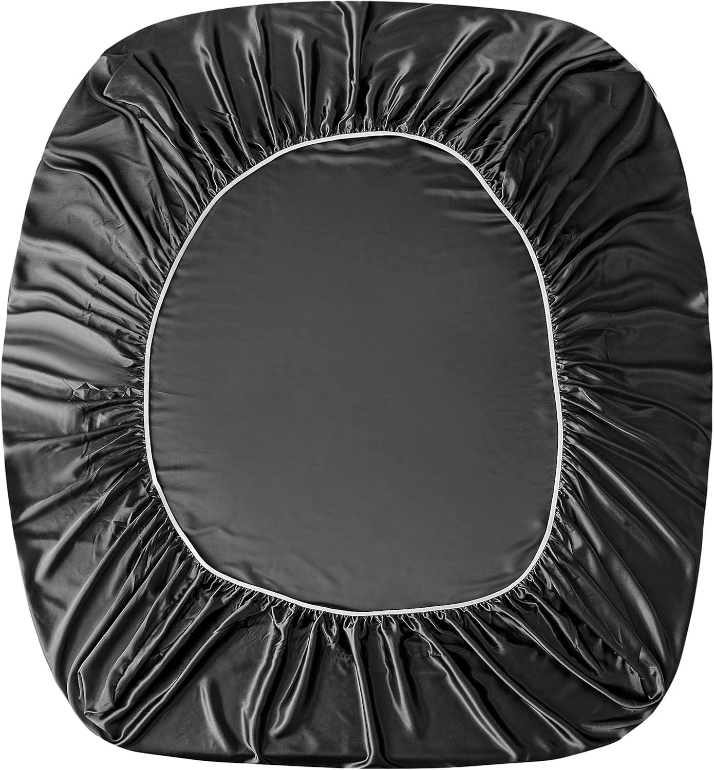 Bare Home Satin Sheet Set