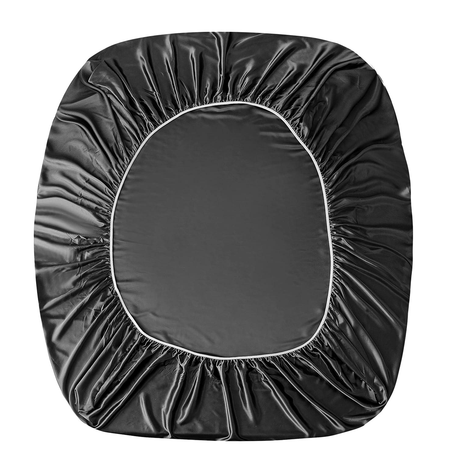 Bare Home Satin Sheet Set