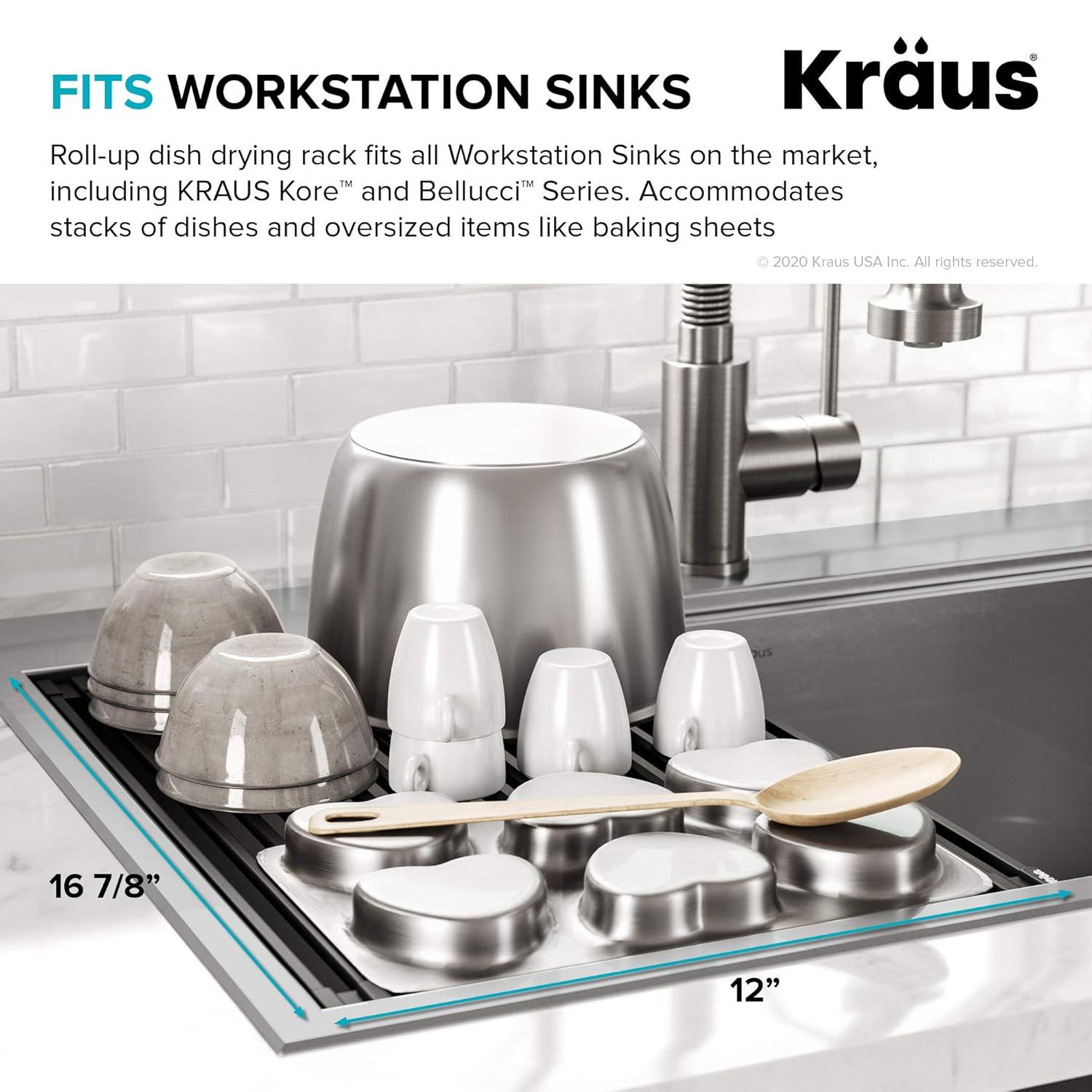 Kraus Kore Over the Sink Dish Rack