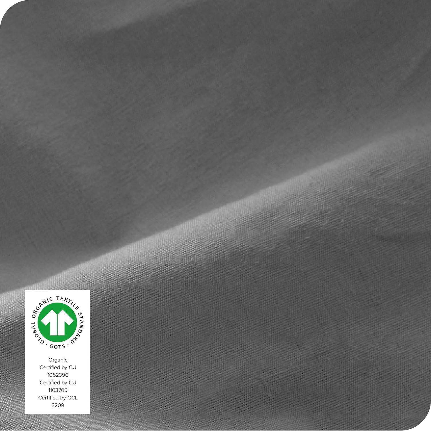 Bare Home 300 Thread Count Organic Cotton Percale Fitted Sheet