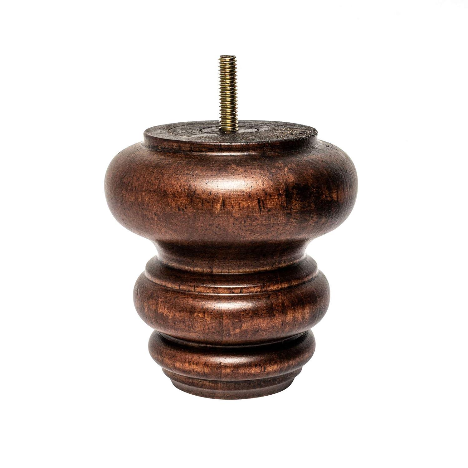 Solid Hardwood Sofa and Chair Bun Foot Leg