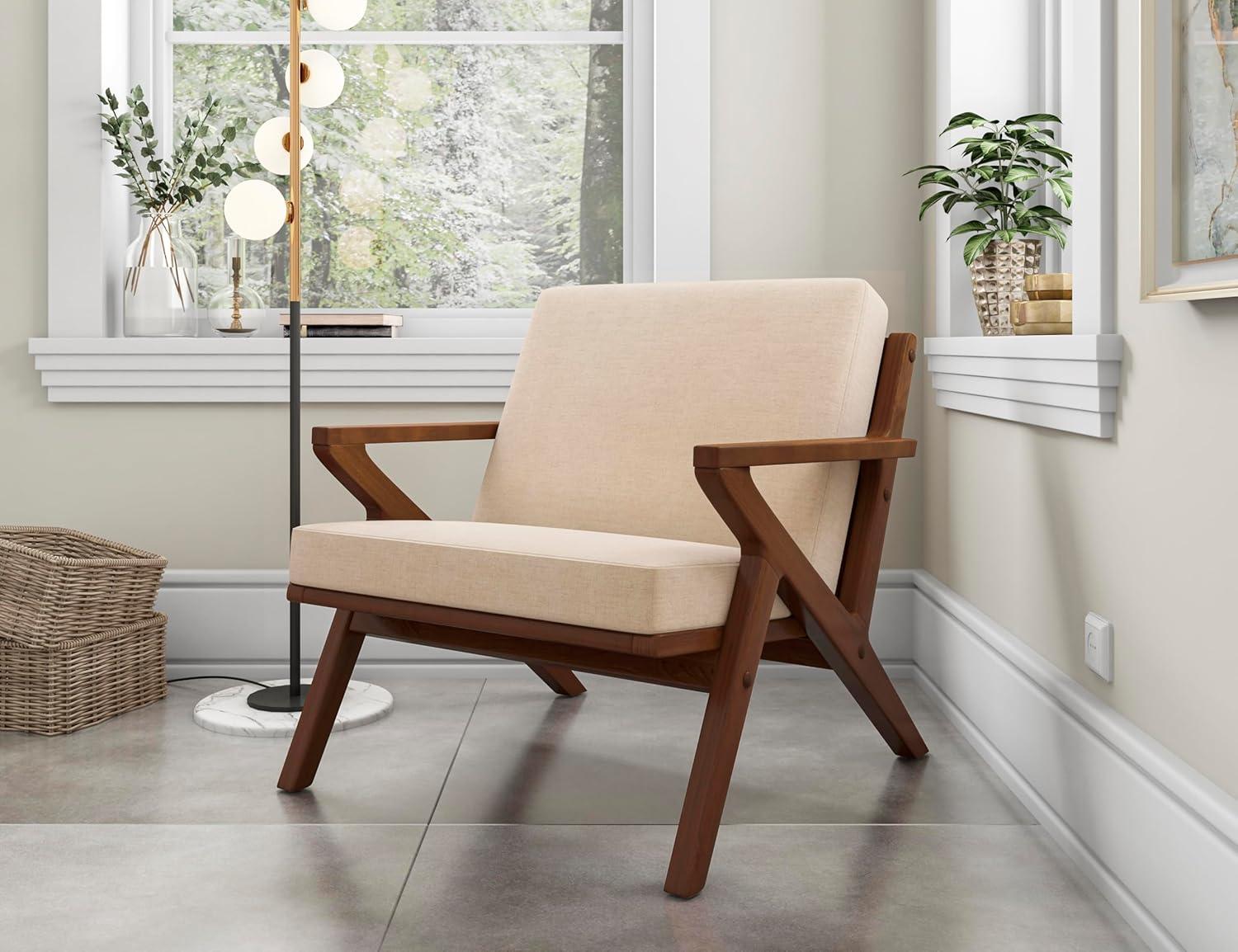 Martelle Twill Weave Accent Chair - Manhattan Comfort