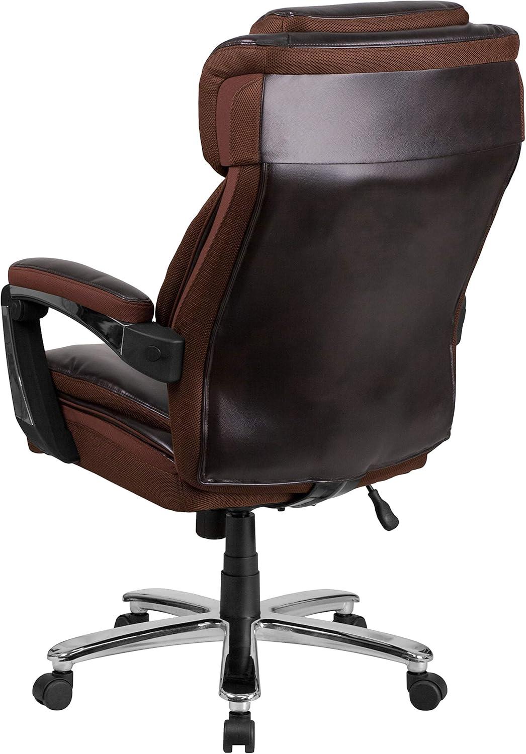 Esmeralda Big & Tall LeatherSoft Executive Swivel Ergonomic Office Chair