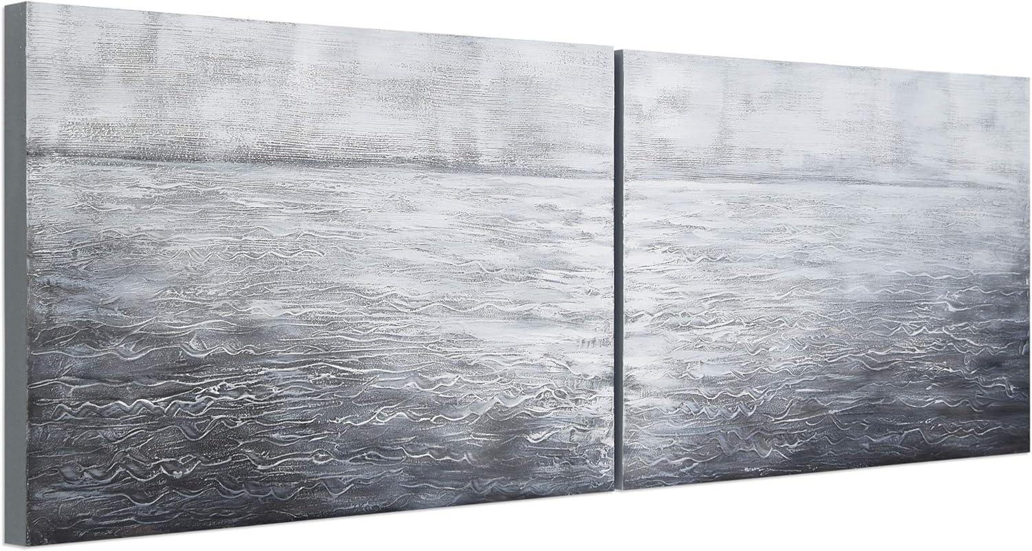 Empire Art Textured Abstract Painting, Set of 2, by Martin Edwards