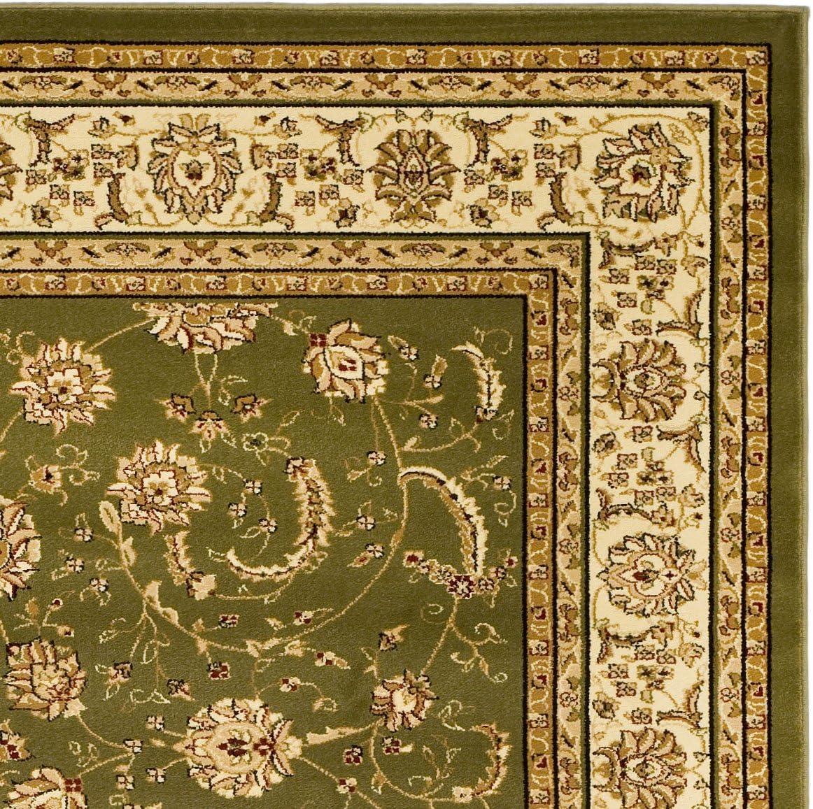 Lyndhurst LNH219 Power Loomed Area Rug - Sage/Ivory - 8'x11' - Safavieh
