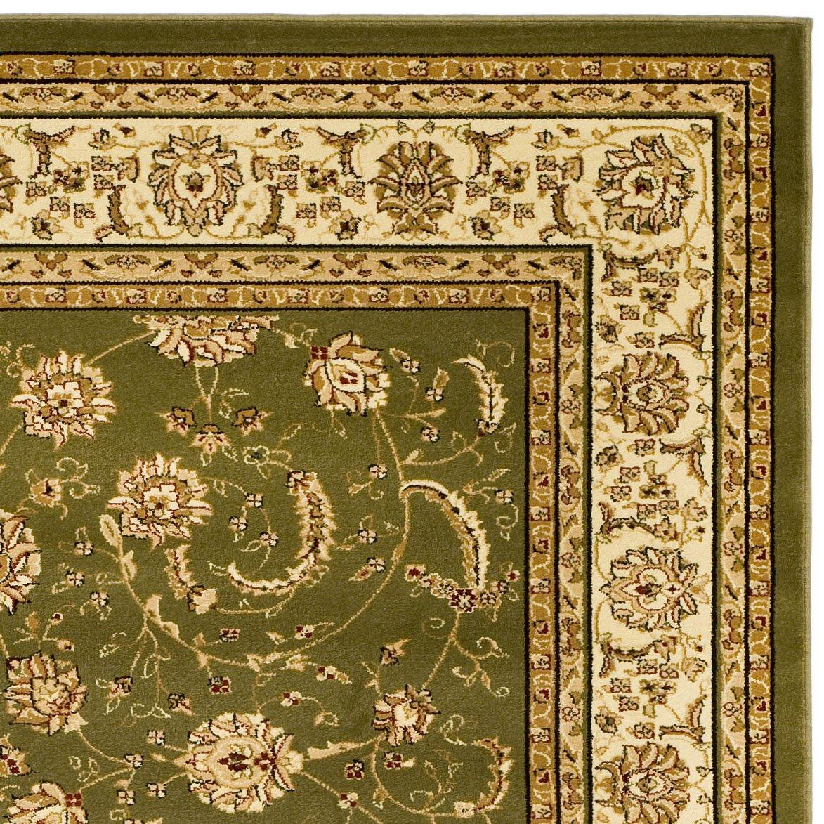 Lyndhurst LNH219 Power Loomed Area Rug - Sage/Ivory - 8'x11' - Safavieh