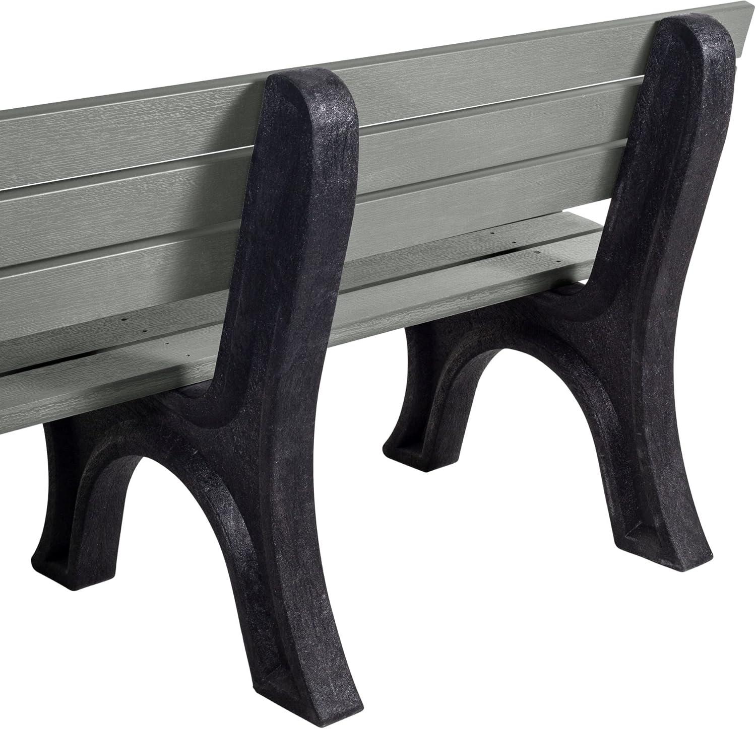 highwood Aurora Traditional 6 ft Commercial Park Bench Coastal Teak