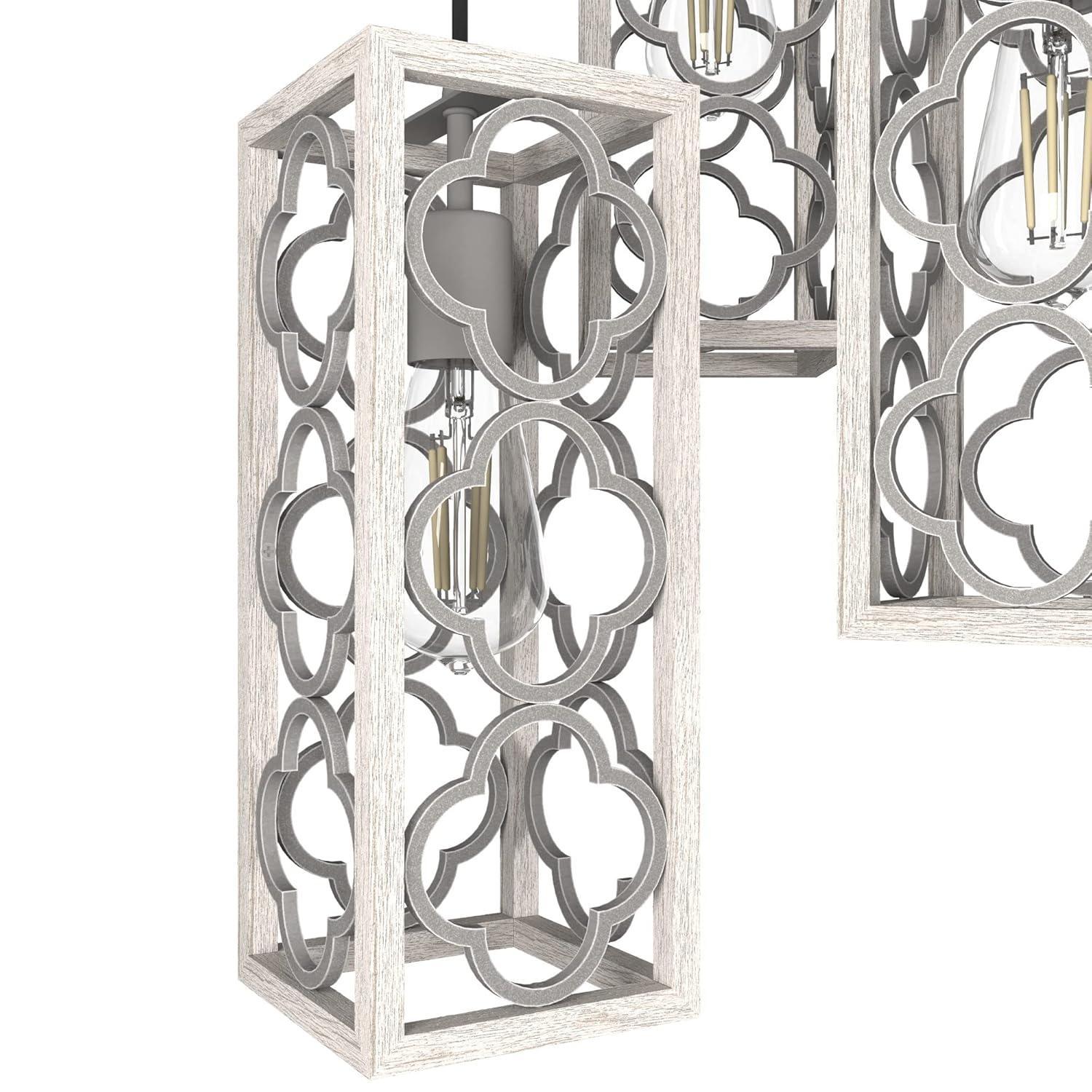 Gablecrest 3 Light Rectangle Cluster Pendant