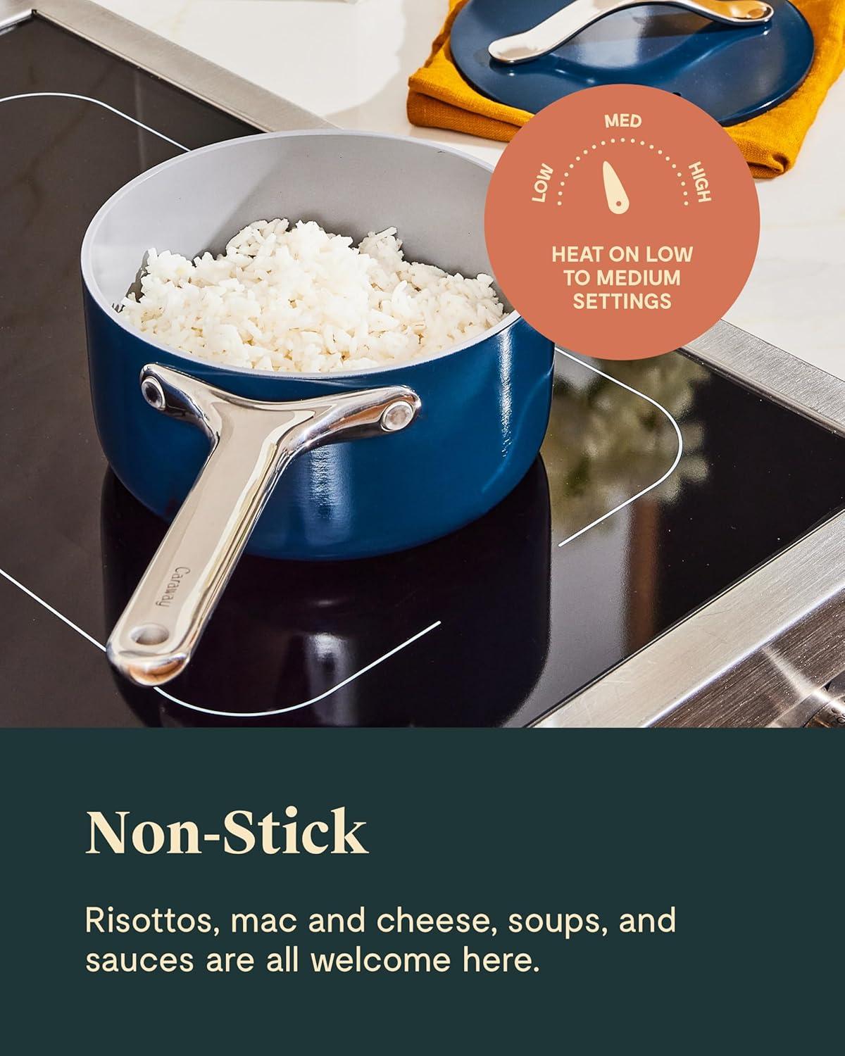 Caraway Grey 1.75-Qt. Mini Saucepan