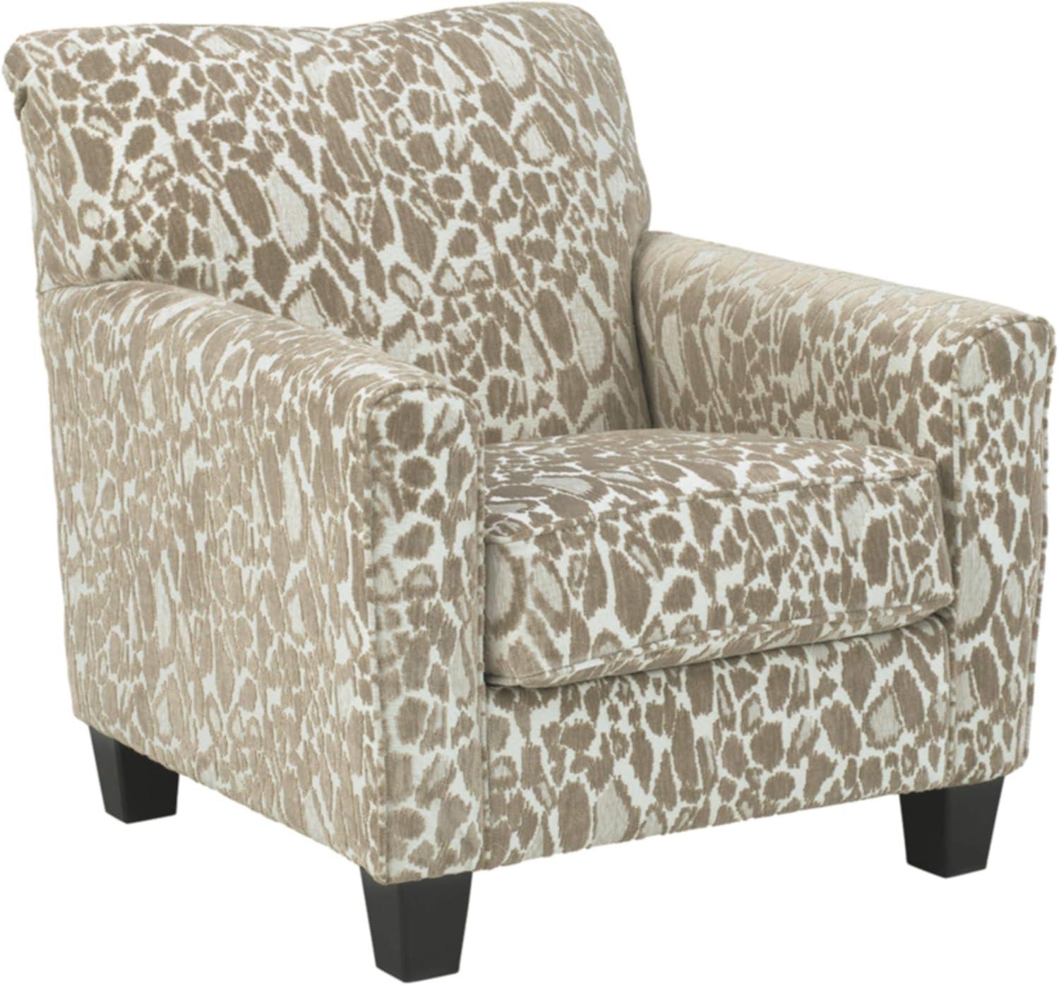 Signature Design by Ashley Valerano Blue & Beige Accent Chair